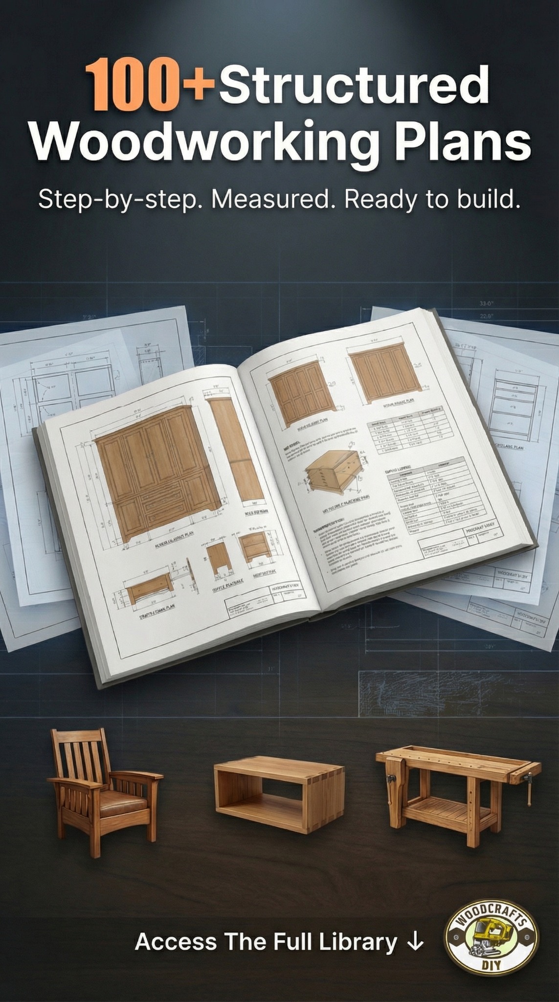 WoodCrafts DIY Facebook ad