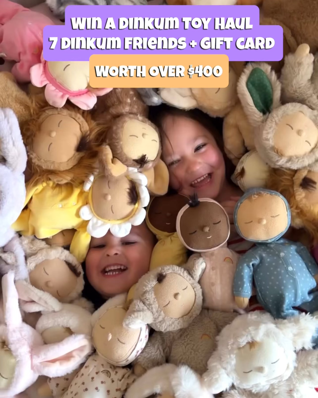 Olli Ella Facebook ad: Win $400+ in Dinkum World Magic