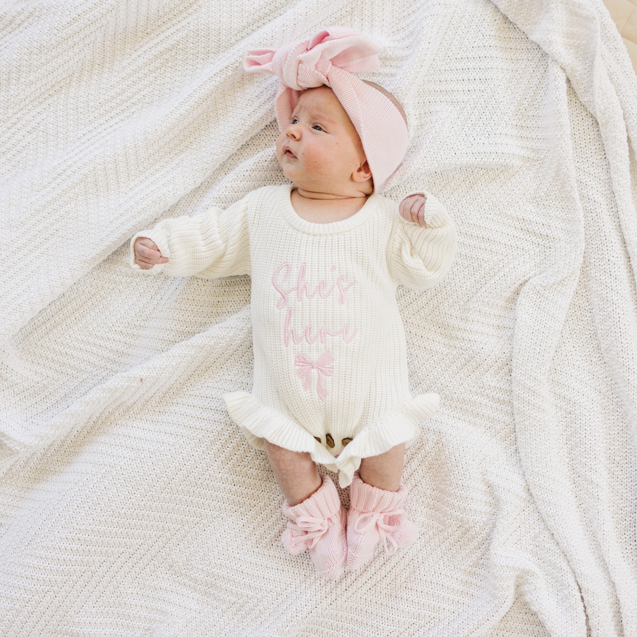 Sweet June Facebook ad: Announce their arrival in style And one day…