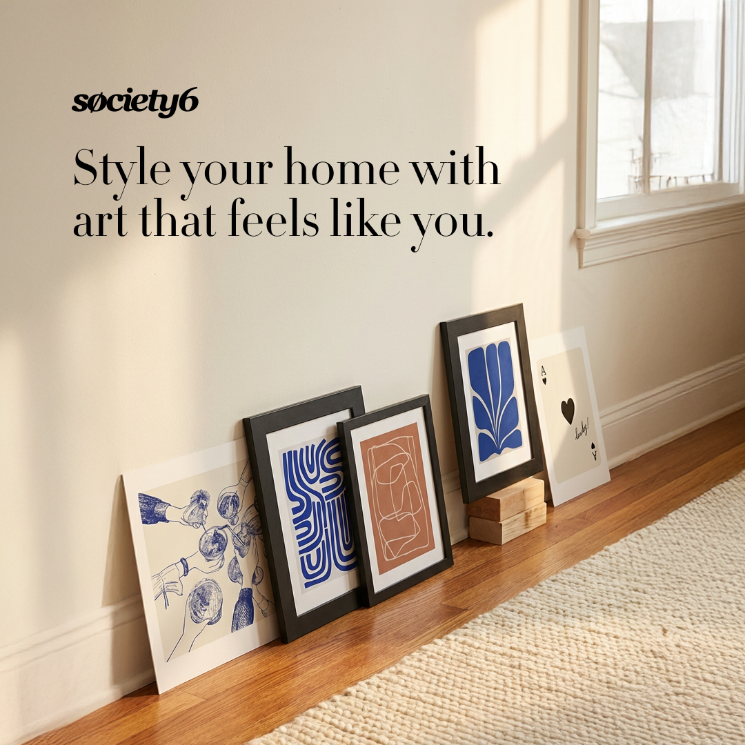 Society6 Facebook ad