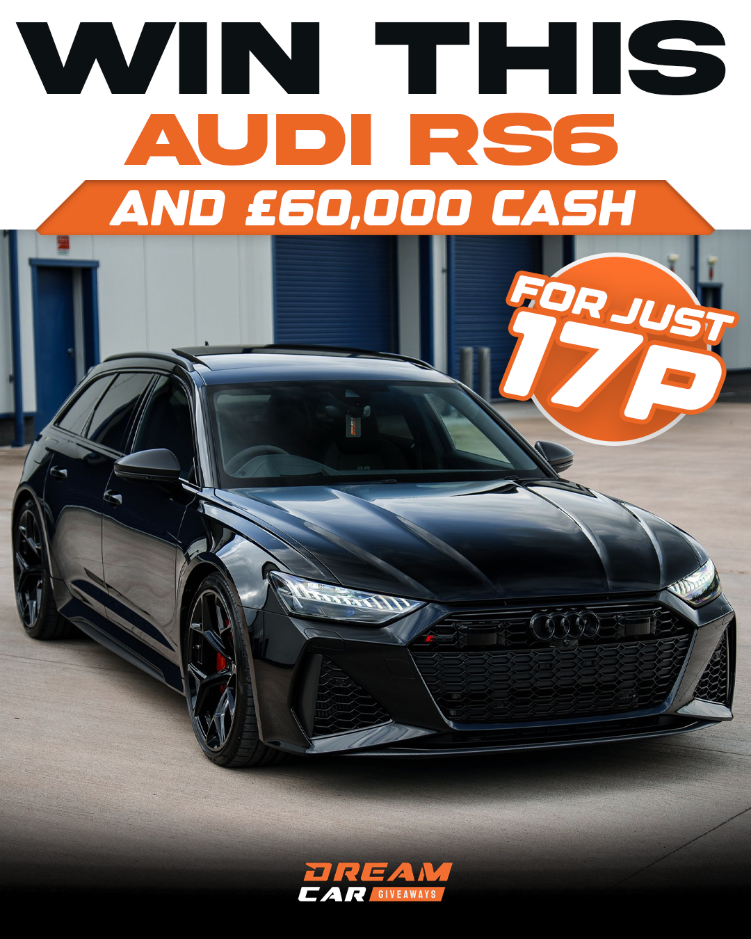 Dream Car Giveaways Facebook ad