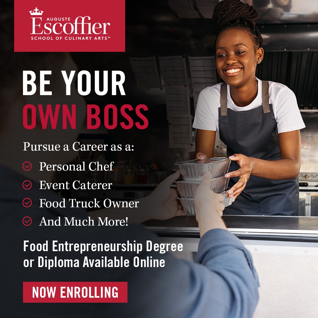 Auguste Escoffier School of Culinary Arts Facebook ad