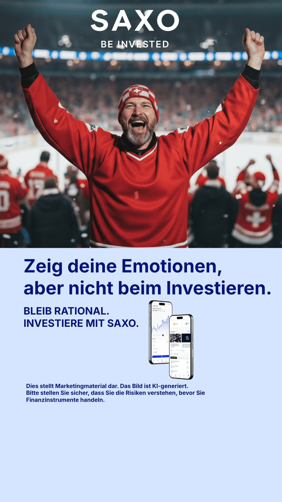Saxo Bank Facebook ad