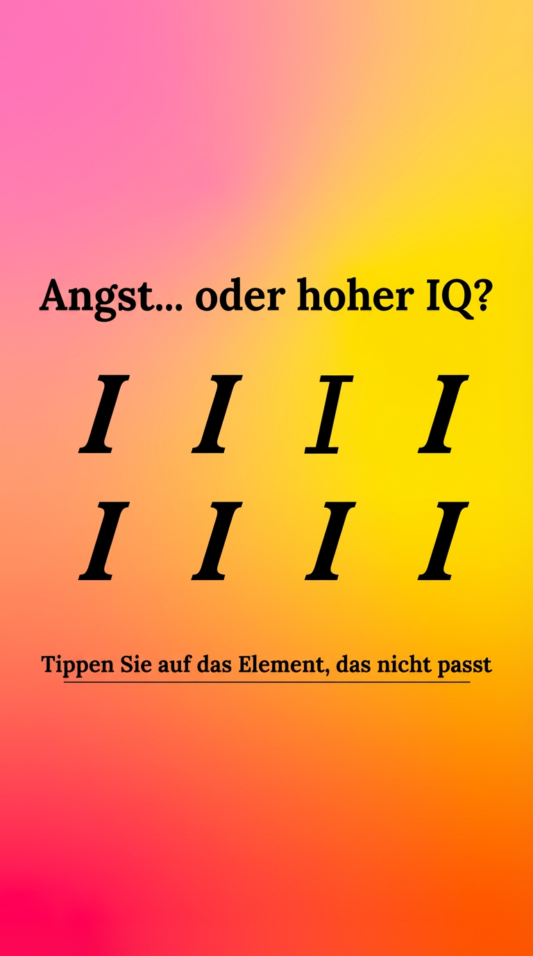 International IQ test Facebook ad