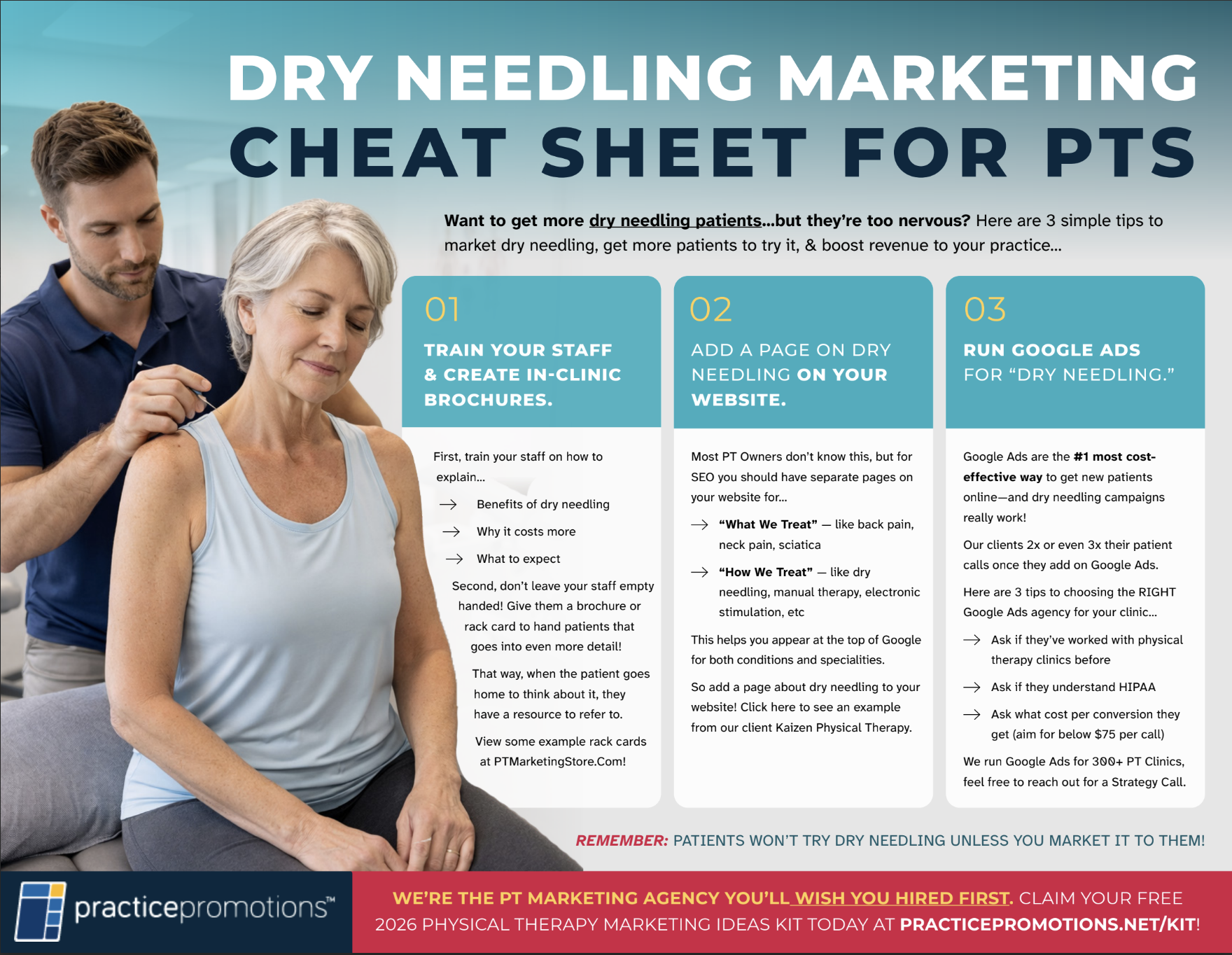 Practice Promotions, Full-Service Clinic Marketing Facebook ad