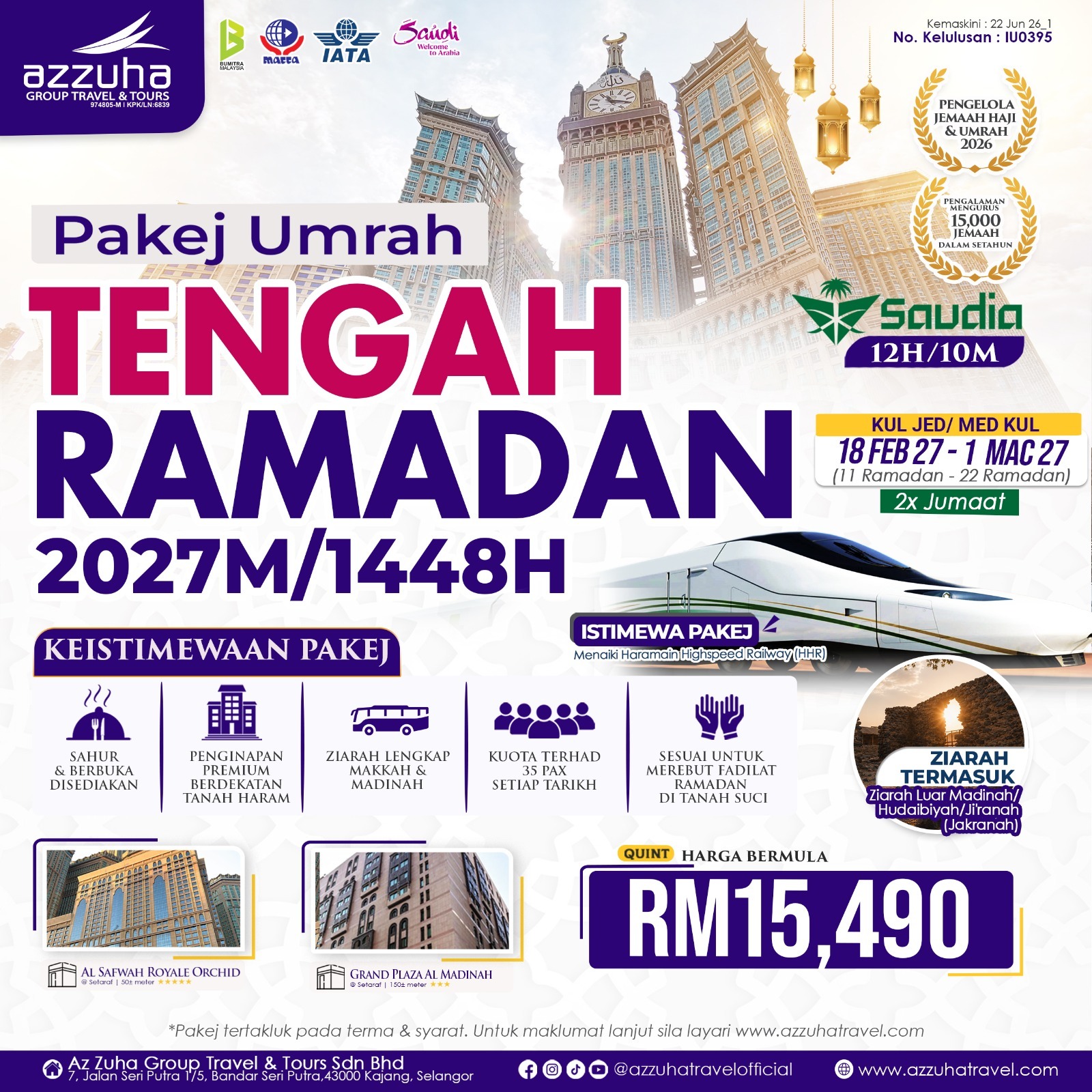 Az Zuha Group Travel & Tours Facebook ad