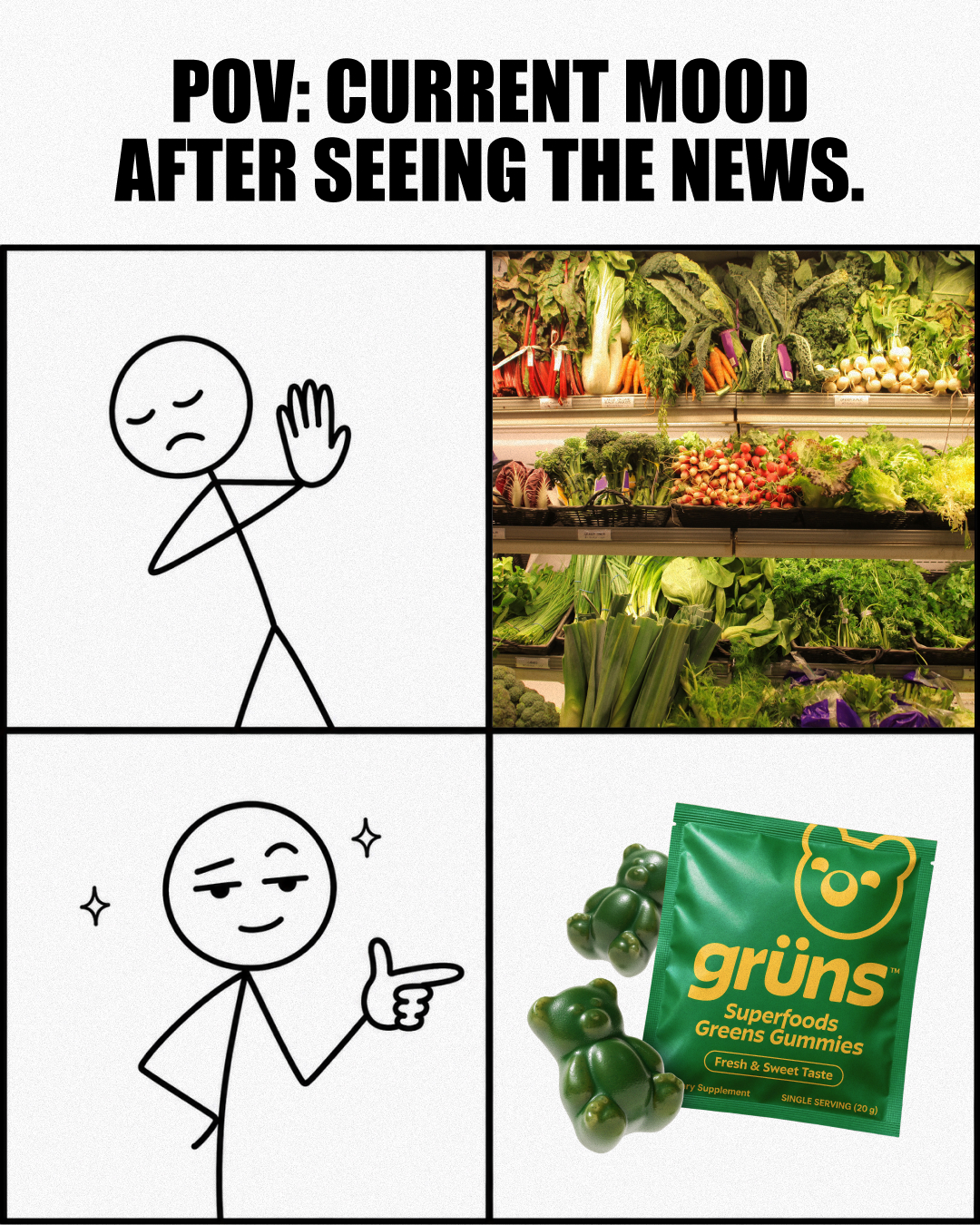 Grüns Facebook ad