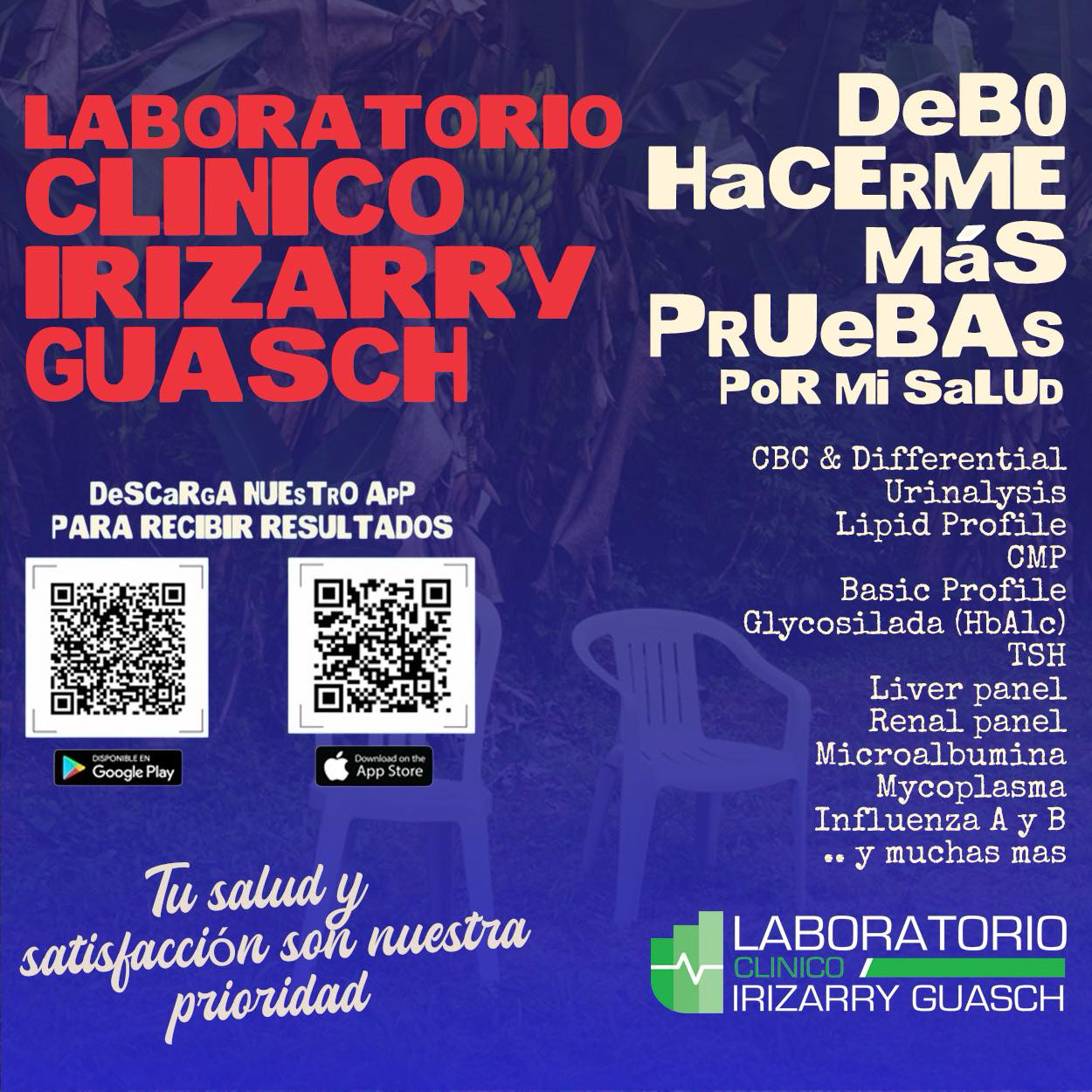 Laboratorio Clinico Irizarry Guasch, Inc Facebook ad: Somos tu laboratorio de confianza