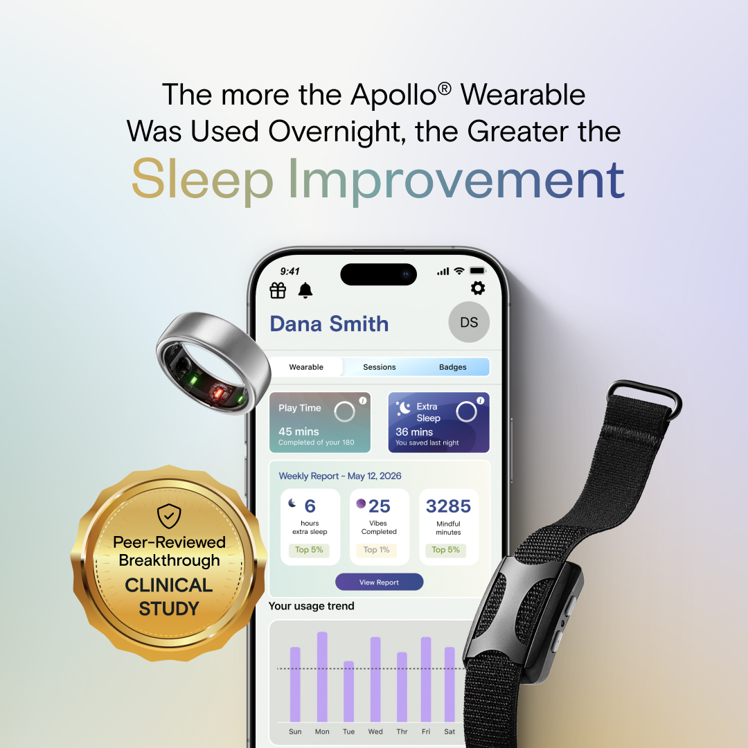 Apollo Neuroscience Facebook ad