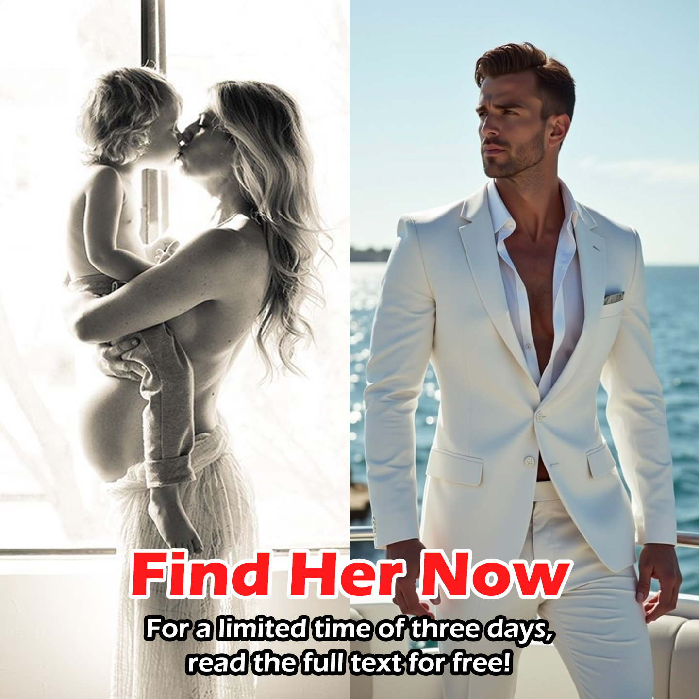 Romance Novels Reading Facebook ad