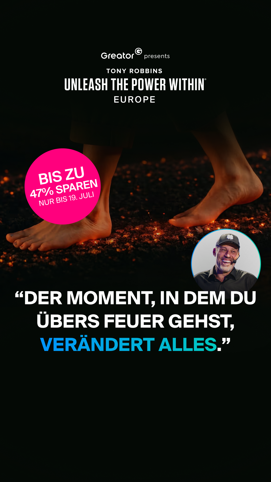 Greator Facebook ad