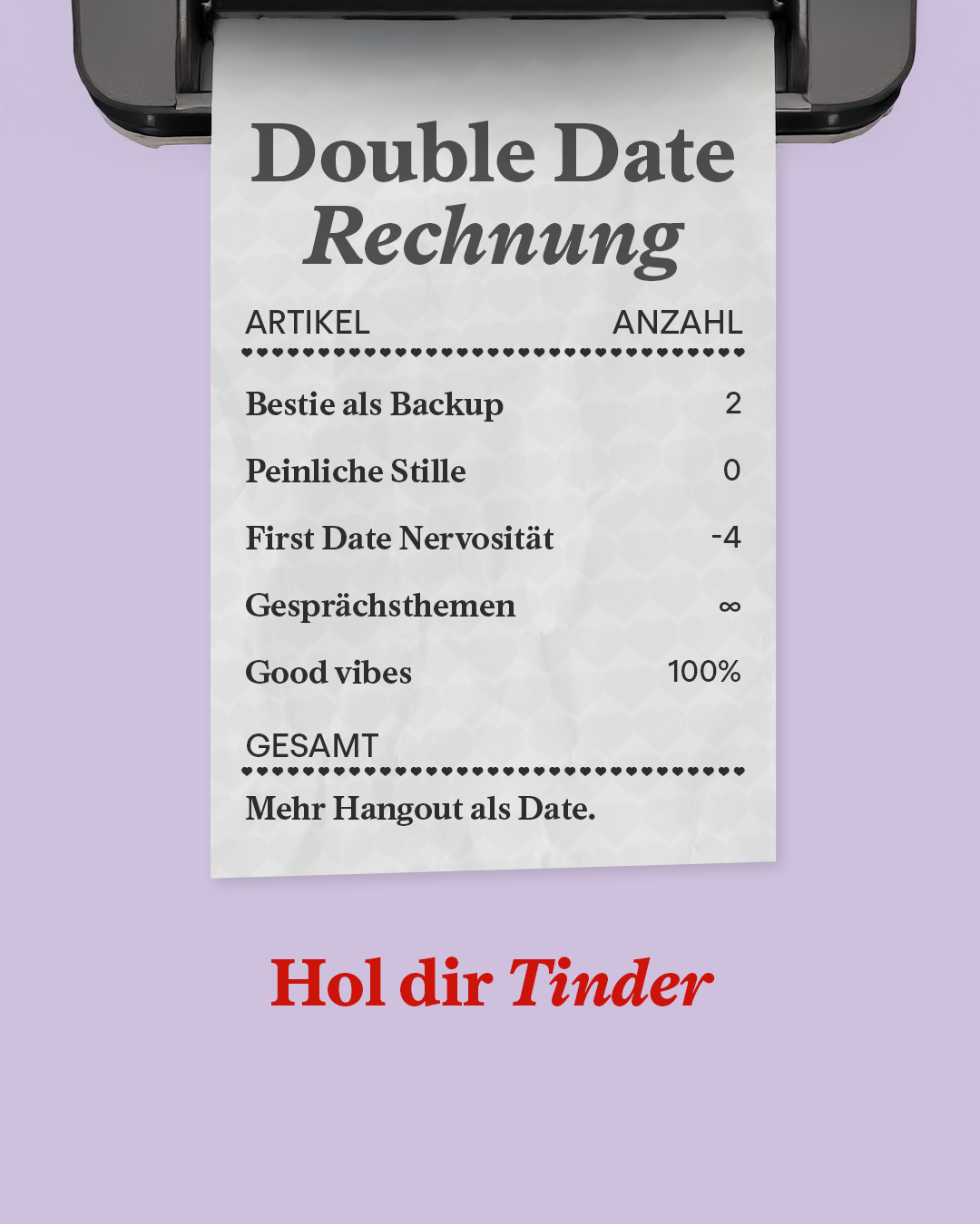 Tinder Germany Facebook ad