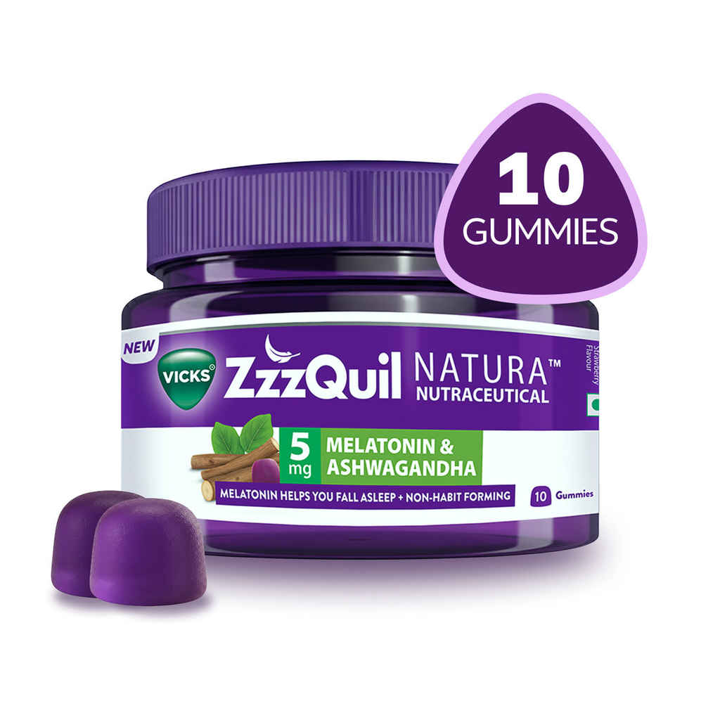 samikshashetty_ Facebook ad: Vicks ZzzQuil Natura Melatonin Sleep Gummies