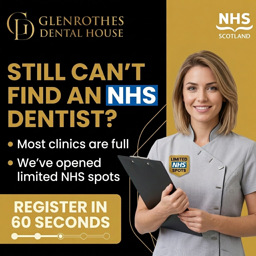 Glenrothes Dental House Facebook ad from Apr 2, 2026