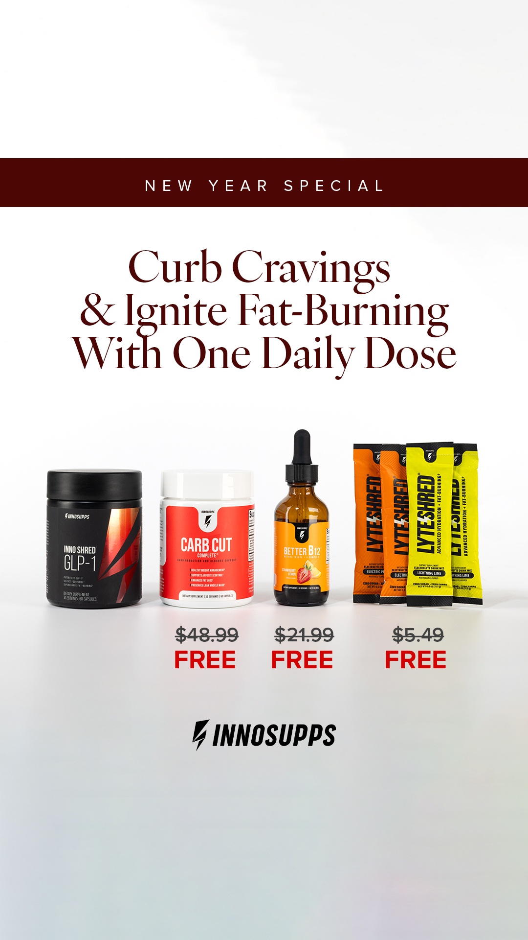 Inno Supps Inno Shred Facebook ad