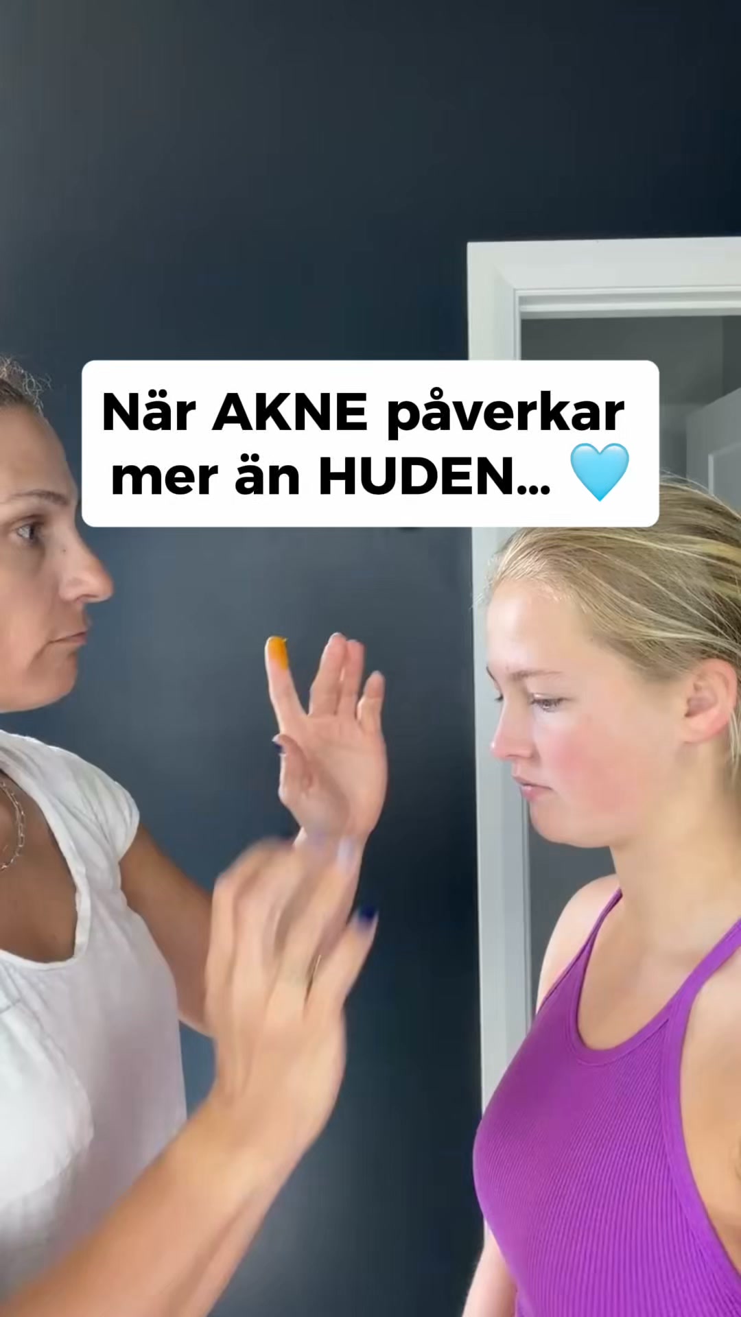 LovieBaby Facebook ad: Naturlig hudvård för akne