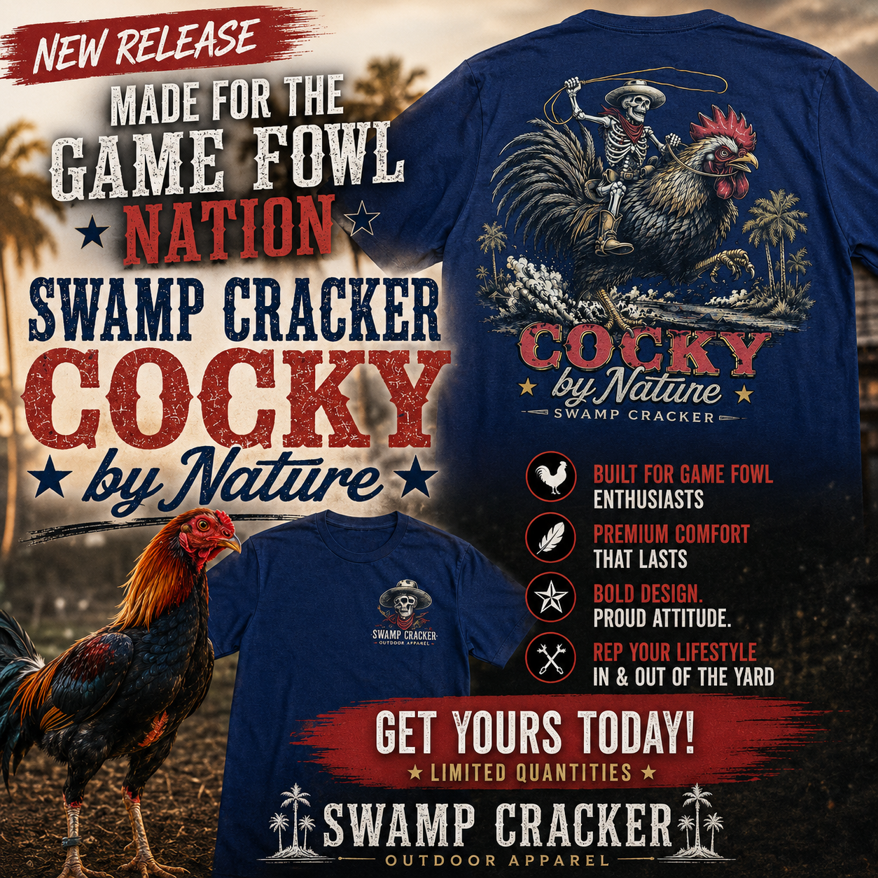 Swamp Cracker Outfitters Facebook ad