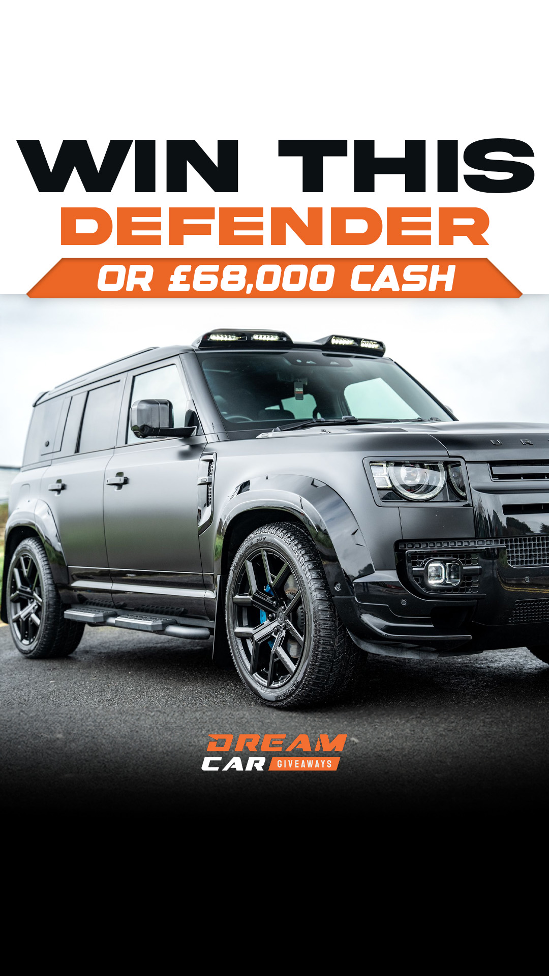 Dream Car Giveaways Facebook ad