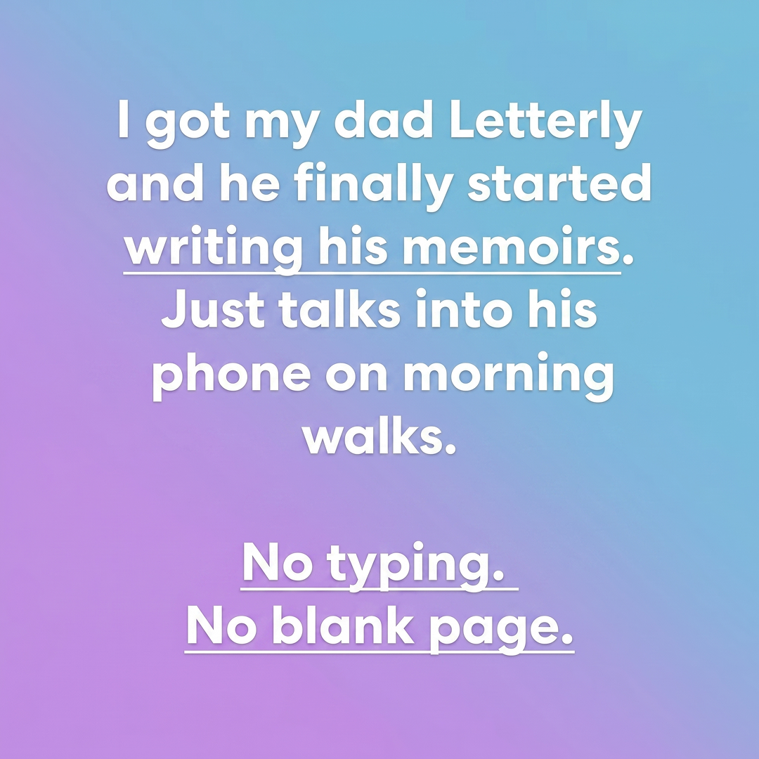 Letterly Facebook ad