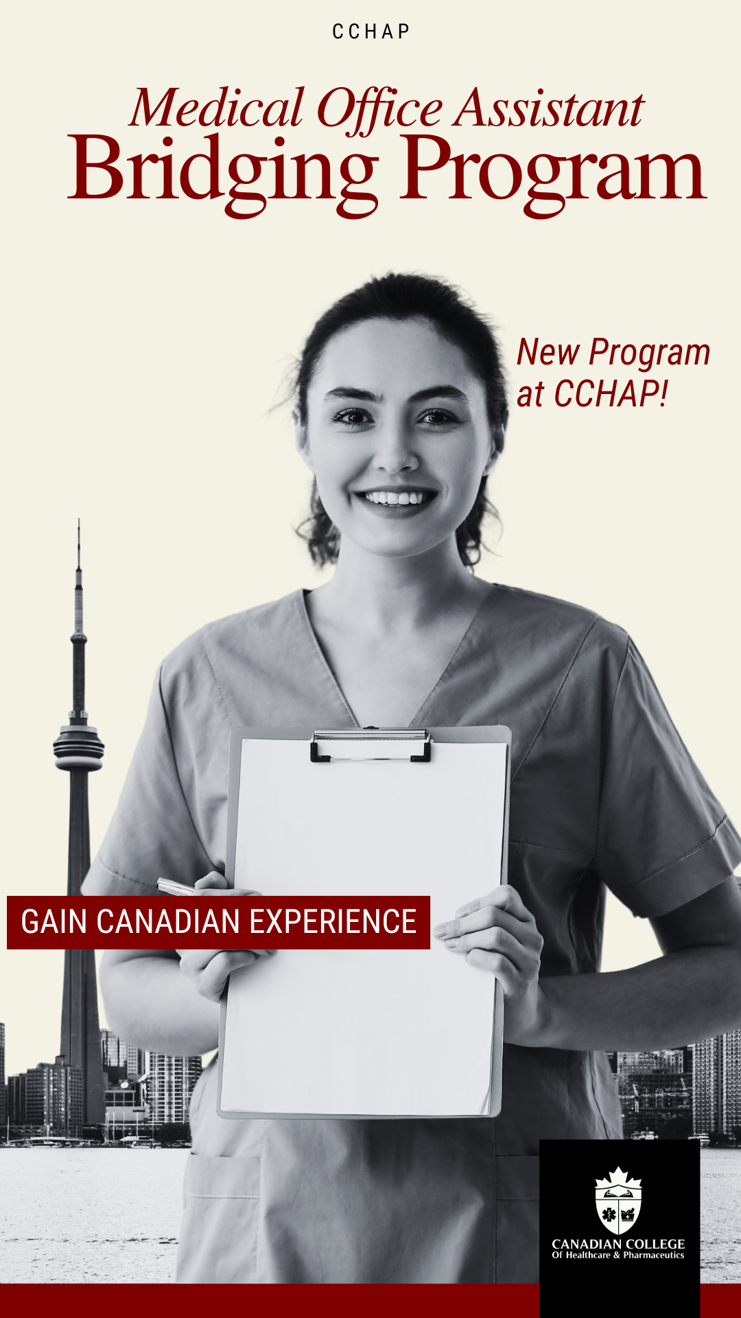 Canadian College of Healthcare & Pharmaceutics Facebook ad