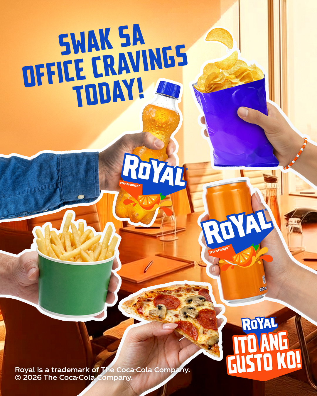 Royal Facebook ad: Swak sa snack, ROYAL!