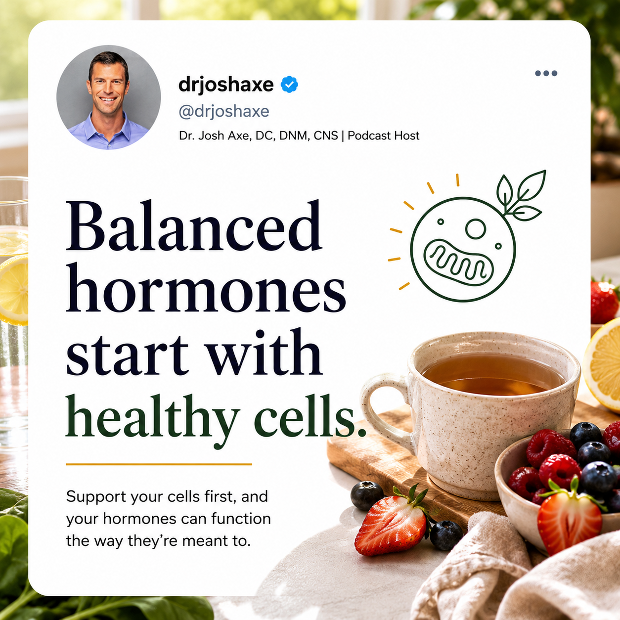 Dr. Josh Axe Facebook ad