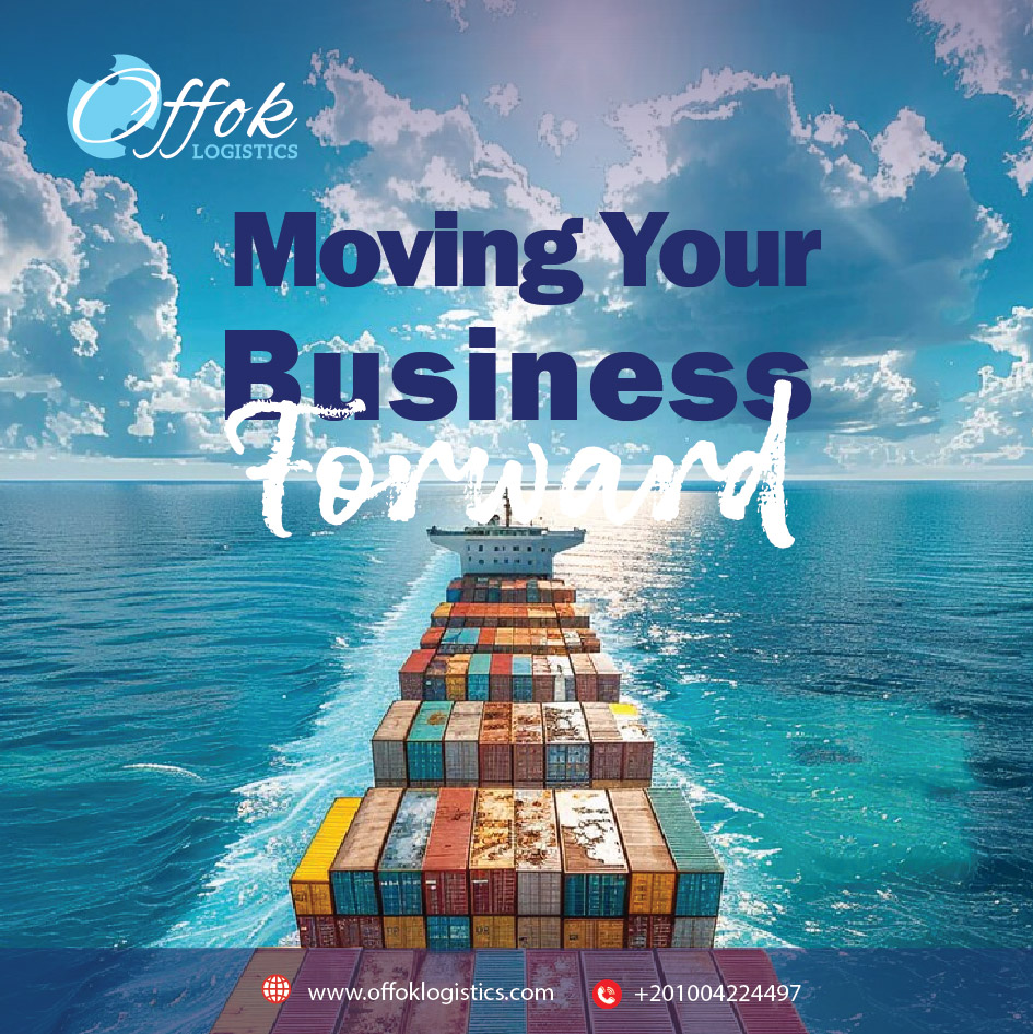 Offok Facebook ad: Smart Container Shipping, Always On Time.