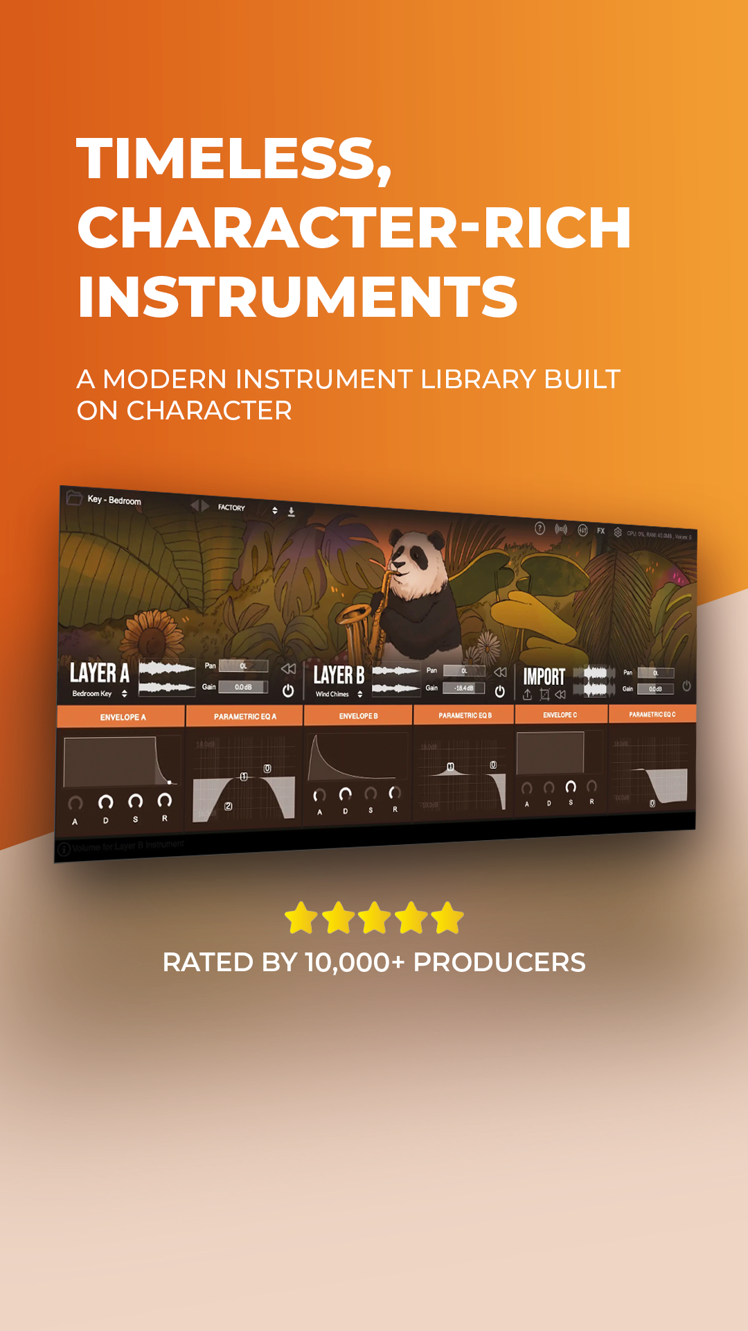 Clark Audio Facebook ad: Lofi Panda Plugin