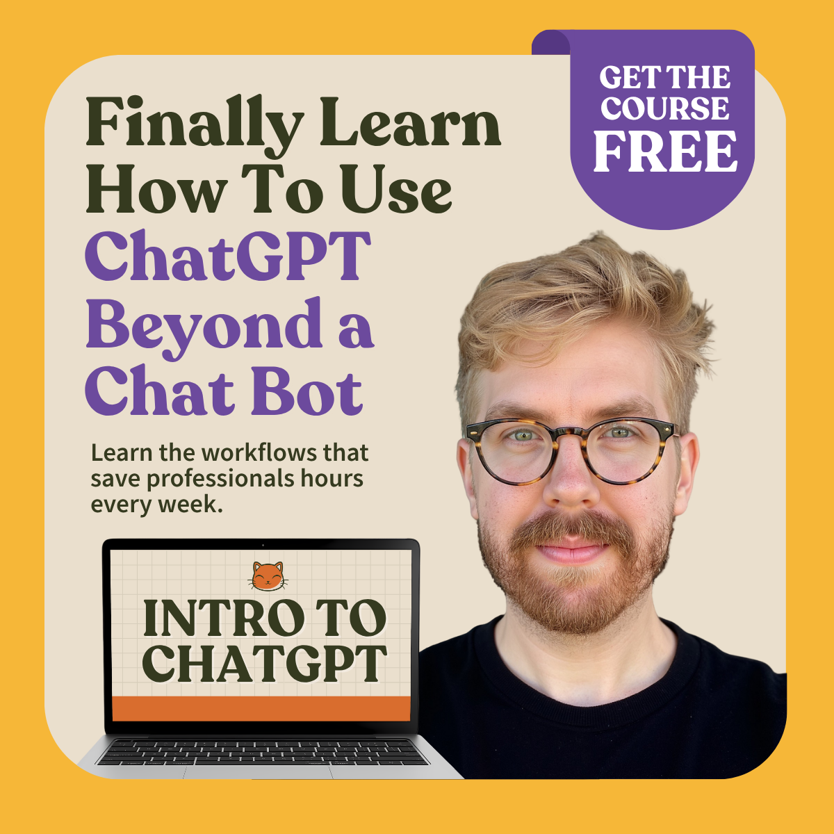 The Neuron - AI Newsletter Facebook ad: Claim Your Free ChatGPT Course