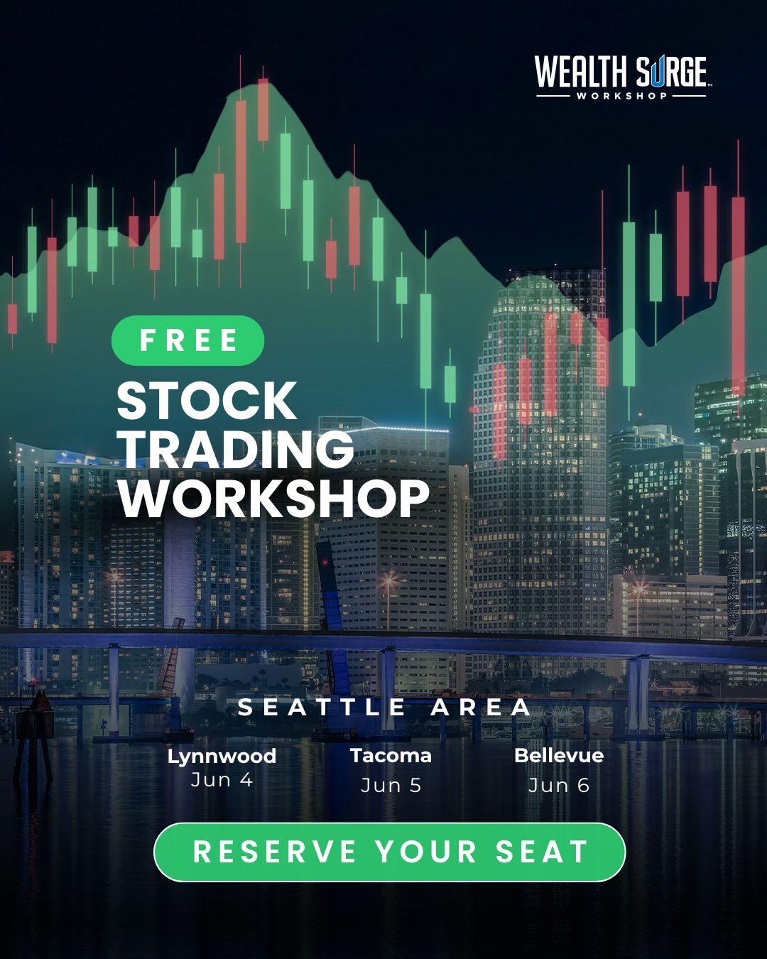 Wealth Surge Workshop Facebook ad