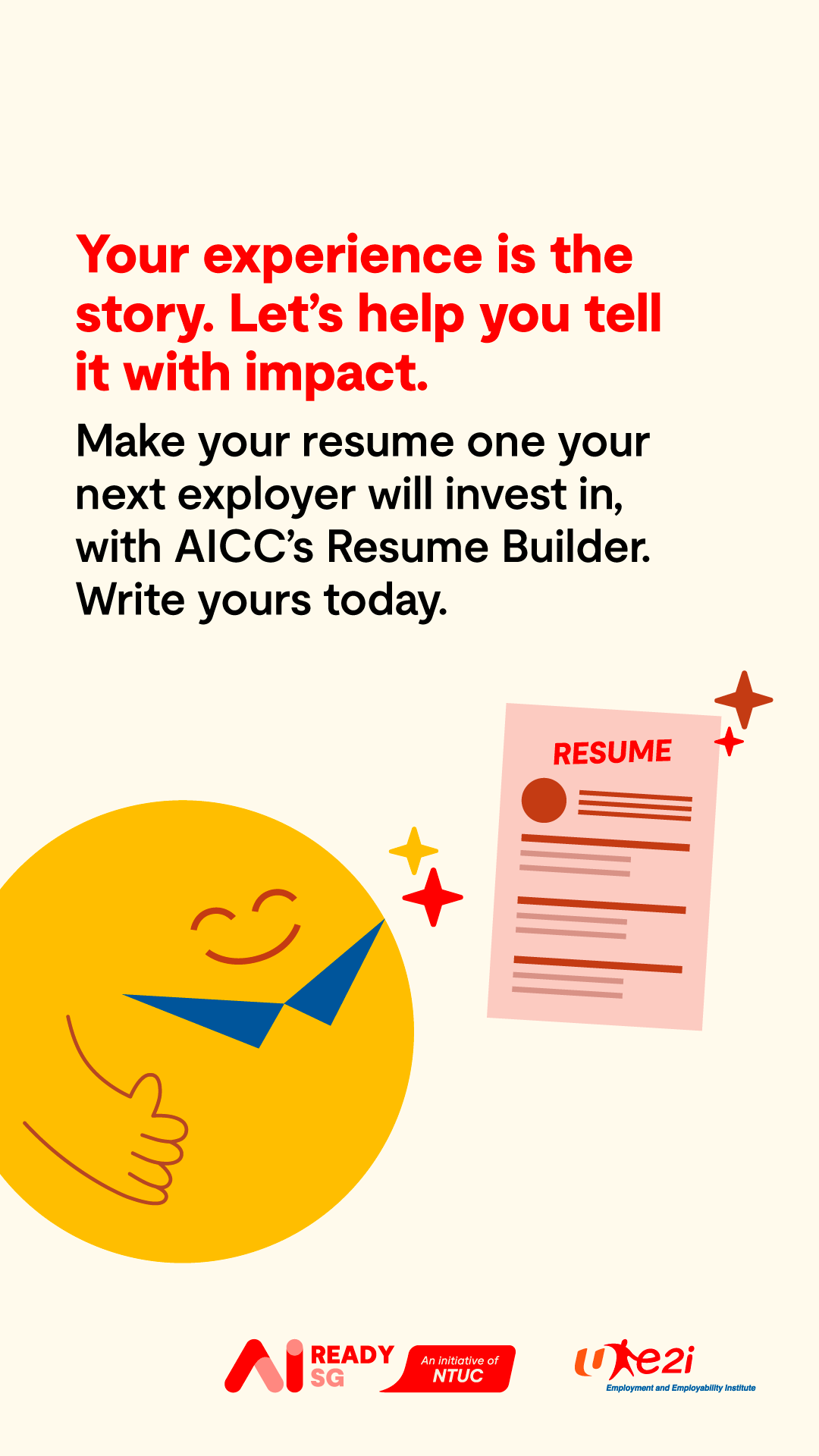 Employment & Employability Institute, e2i Facebook ad