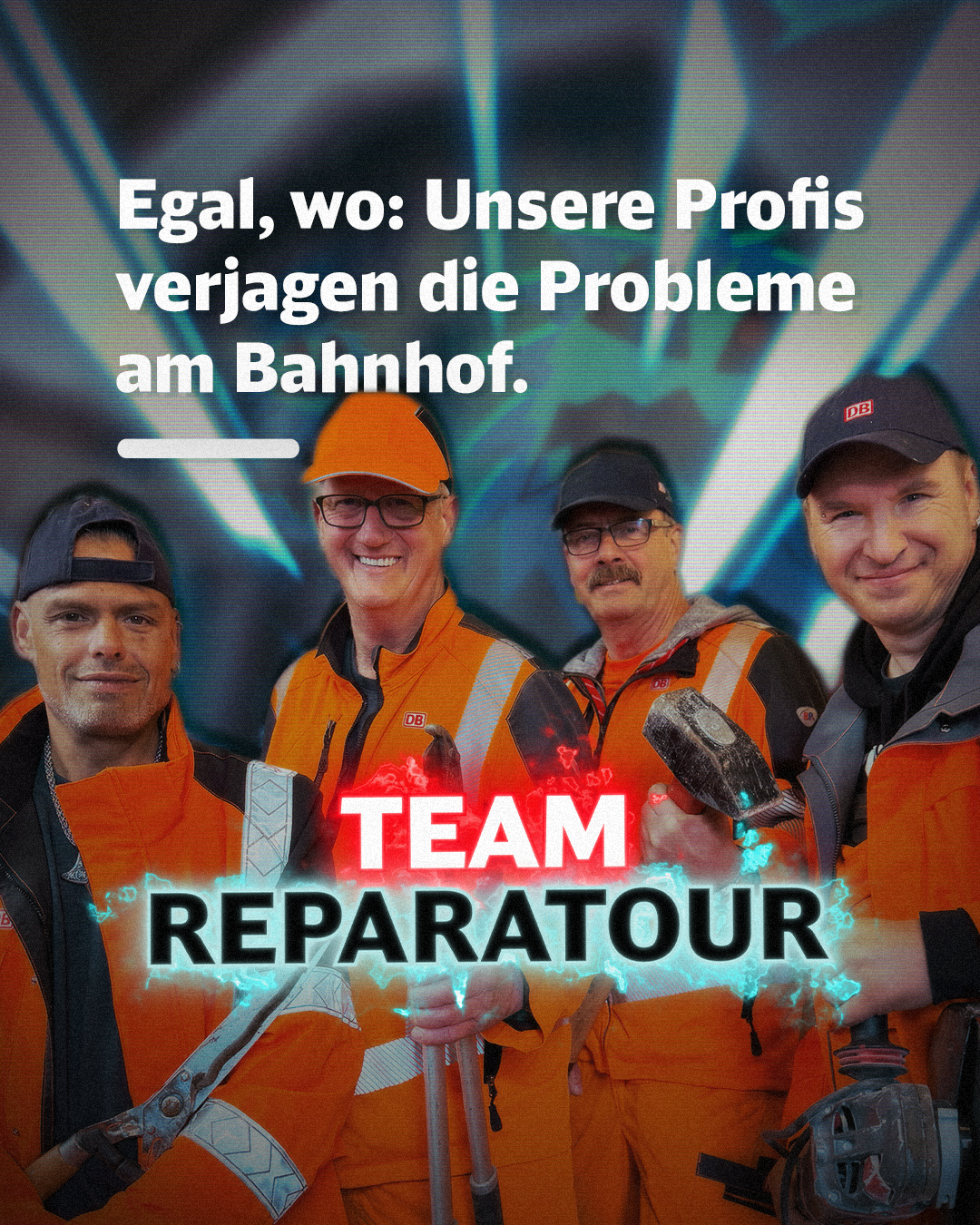 Deutsche Bahn Facebook ad: Problem am Bahnhof?