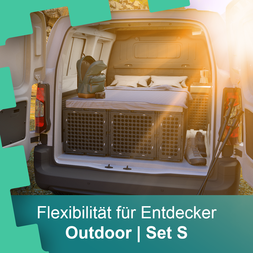 Boxxtool Facebook ad: Drei Sets für drei Typen