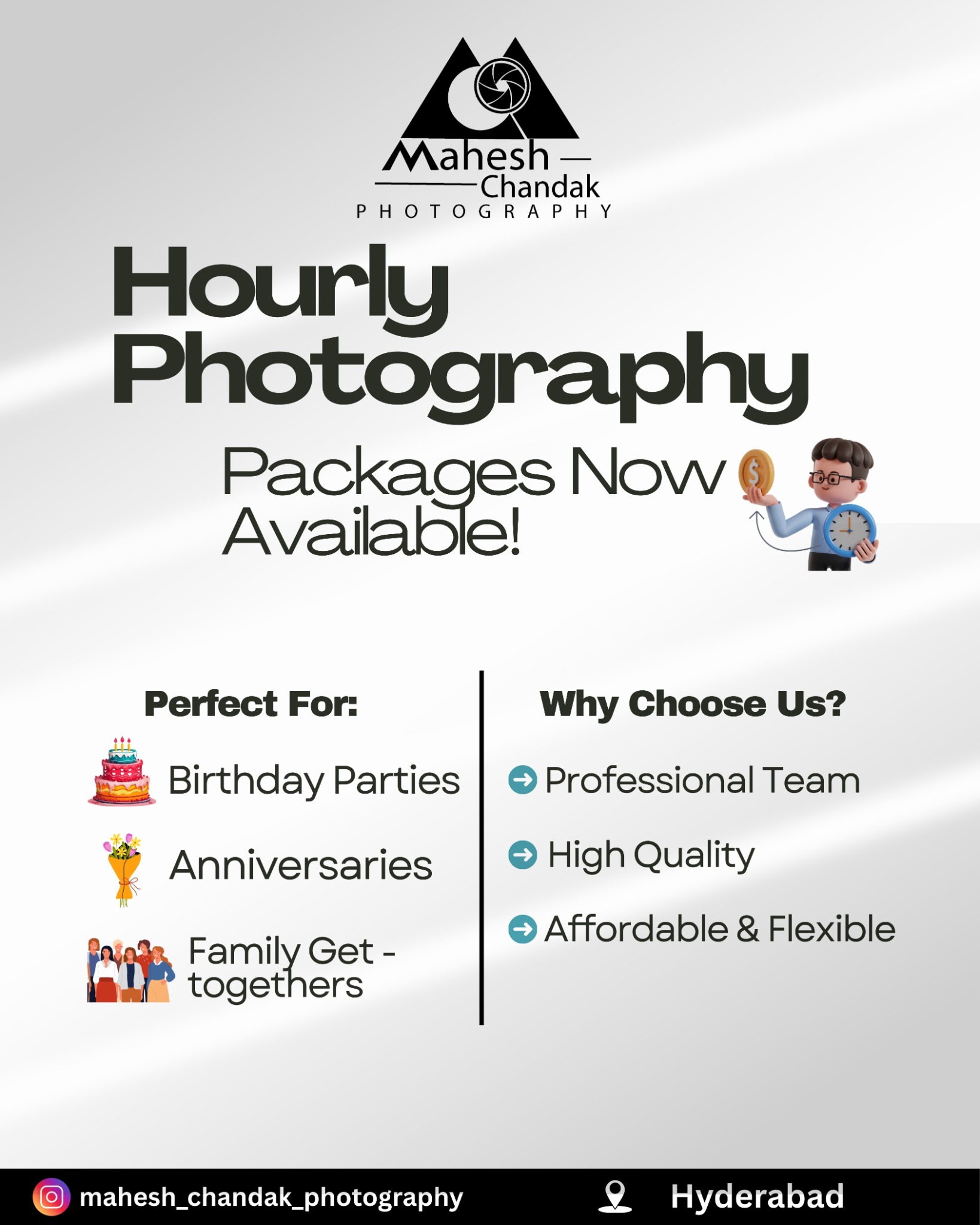 Mahesh Chandak Photography Facebook ad: Chat with us