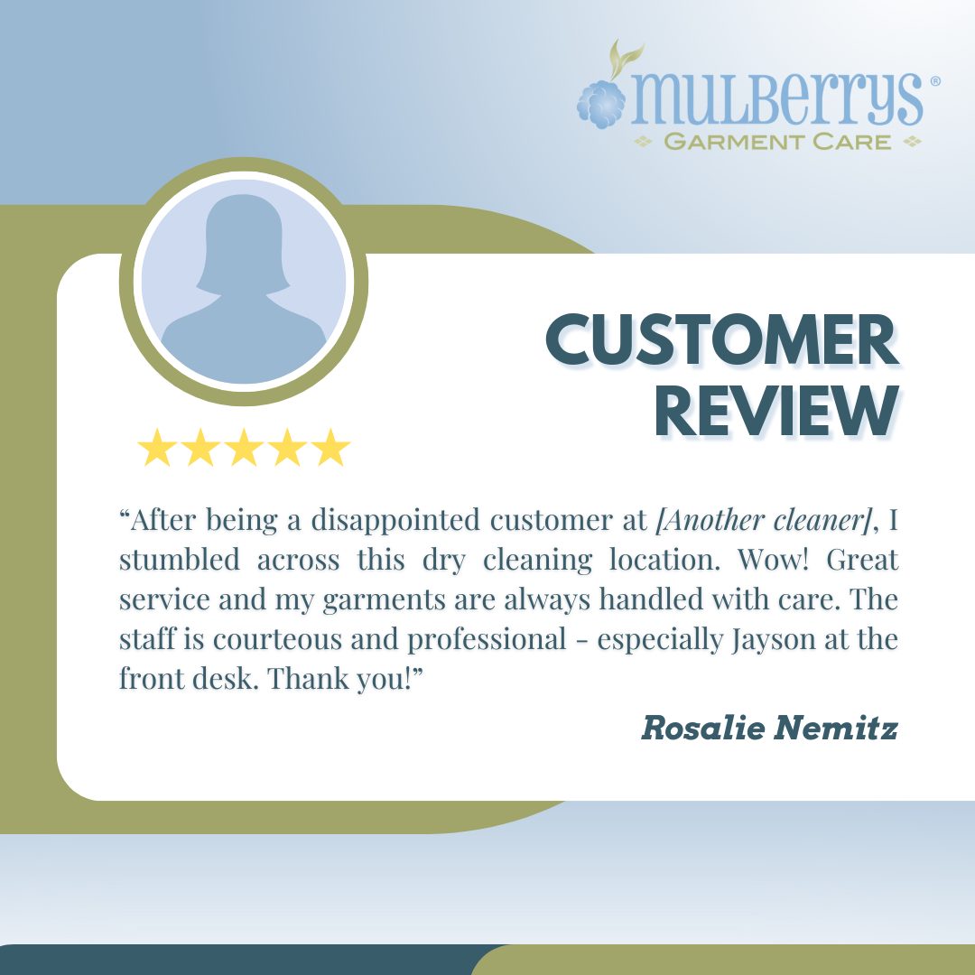 Mulberrys Garment Care Facebook ad