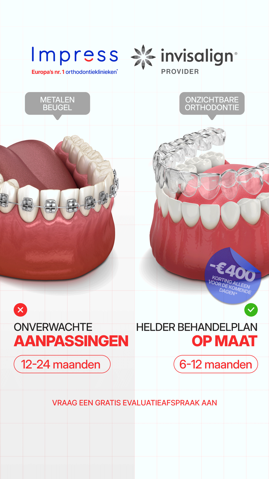 Impress Nederland Aligners Facebook ad