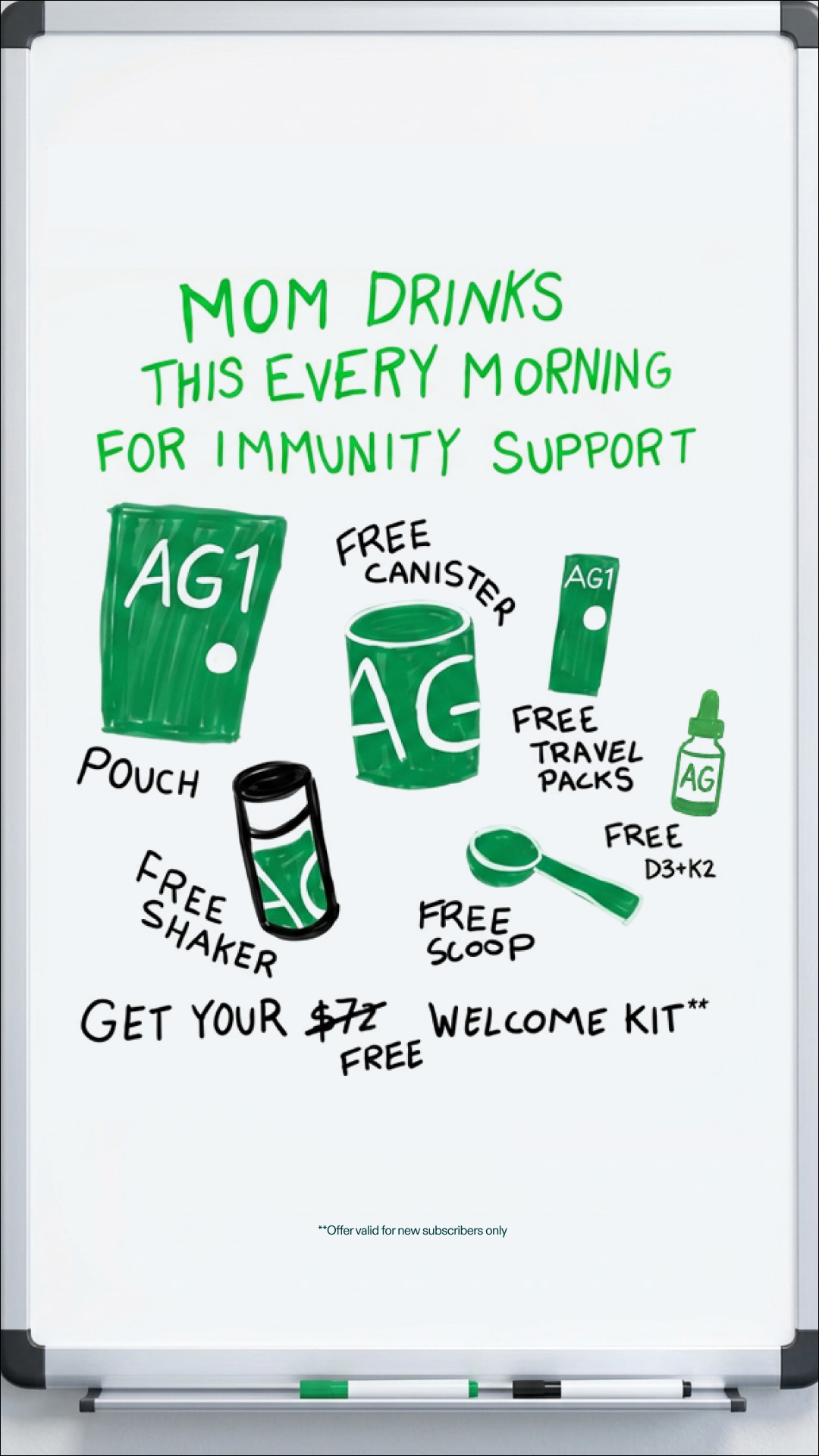 AG1 by Athletic Greens Facebook ad