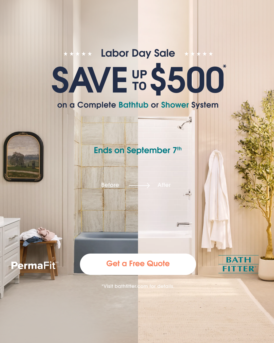Bath Fitter Facebook ad