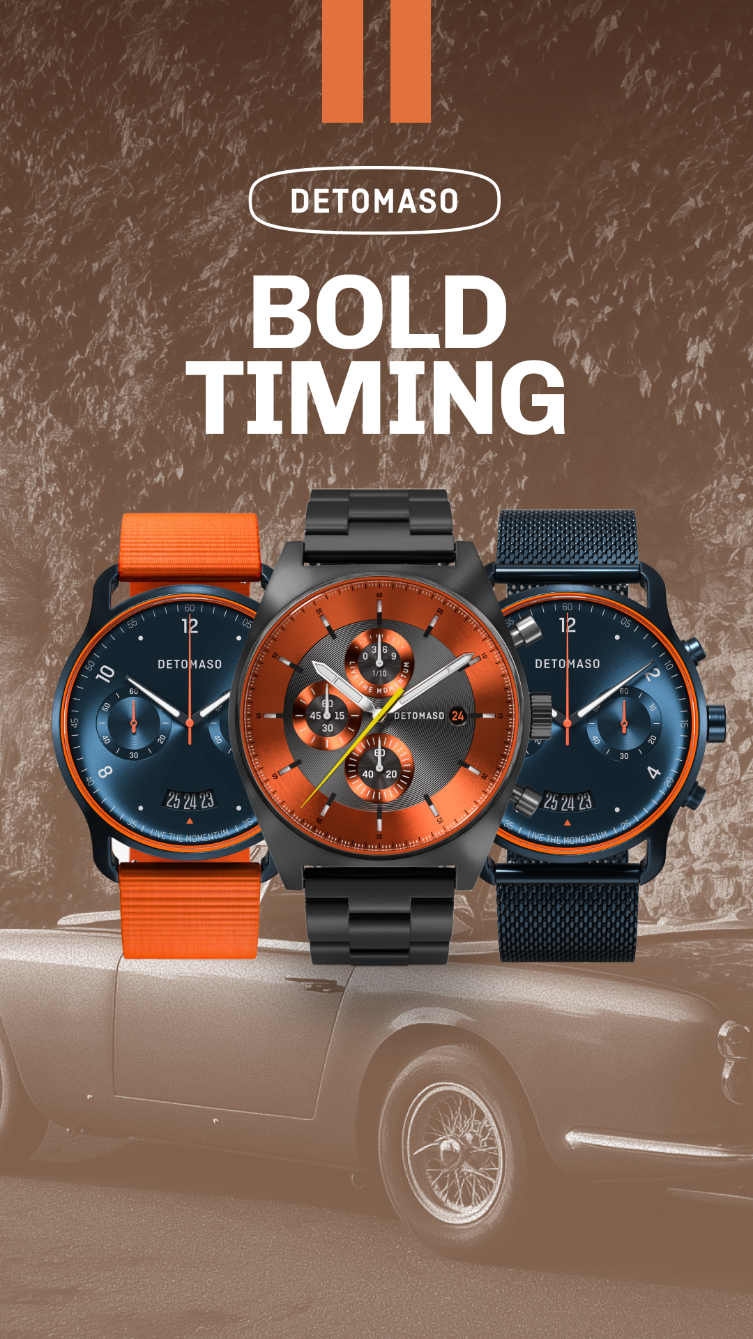DETOMASO WATCHES Facebook ad