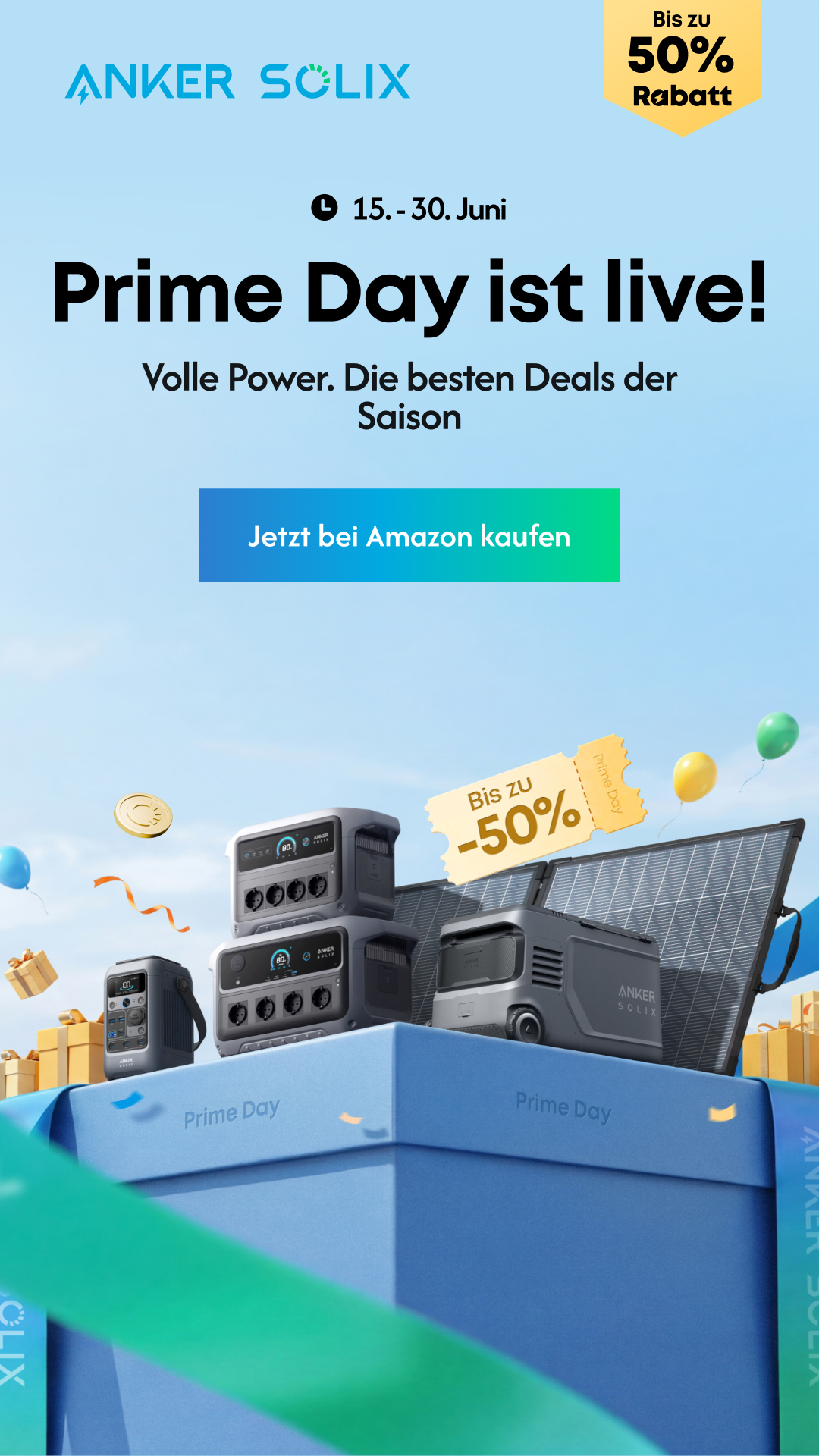 Anker SOLIX Facebook ad