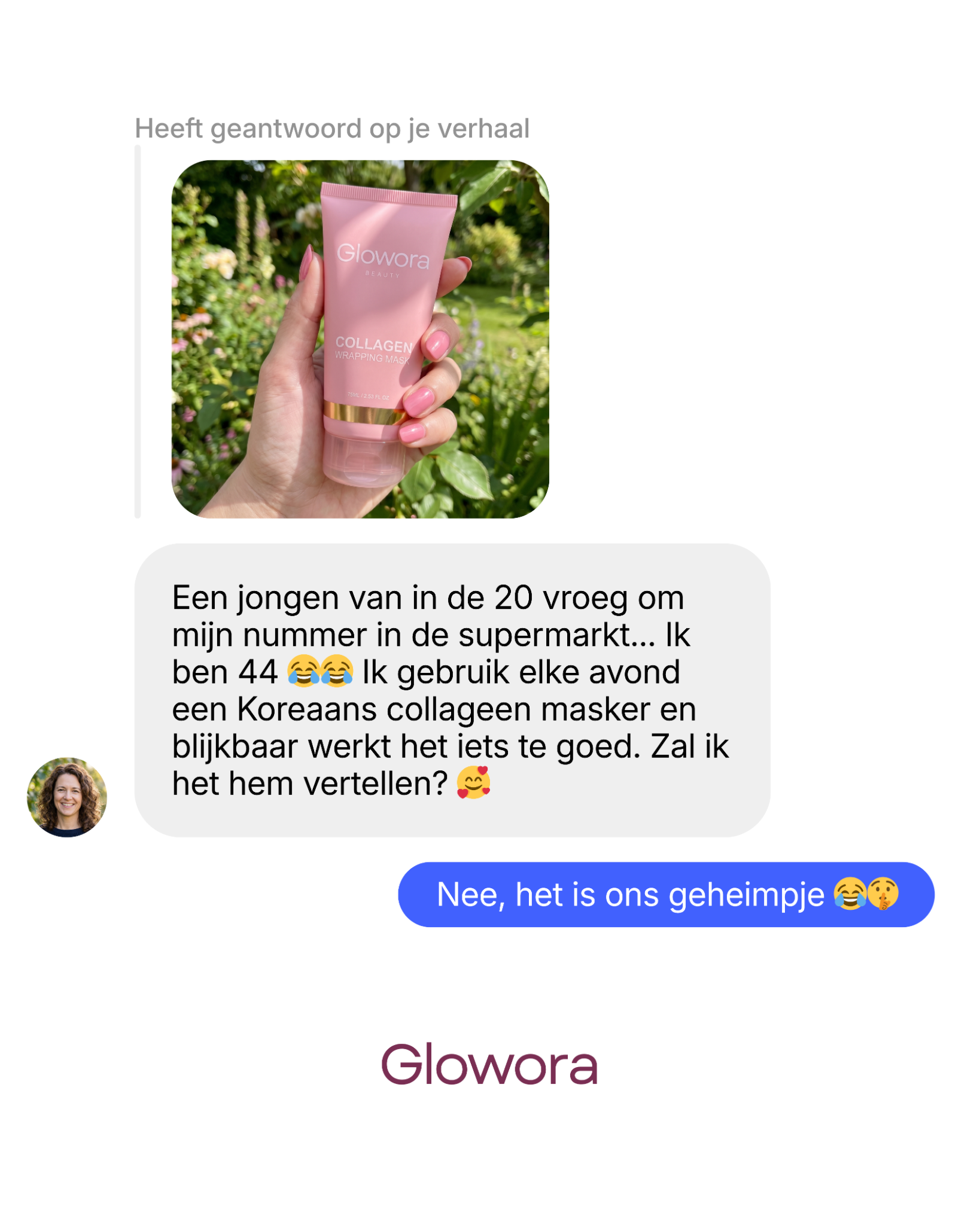 Glowora Facebook ad