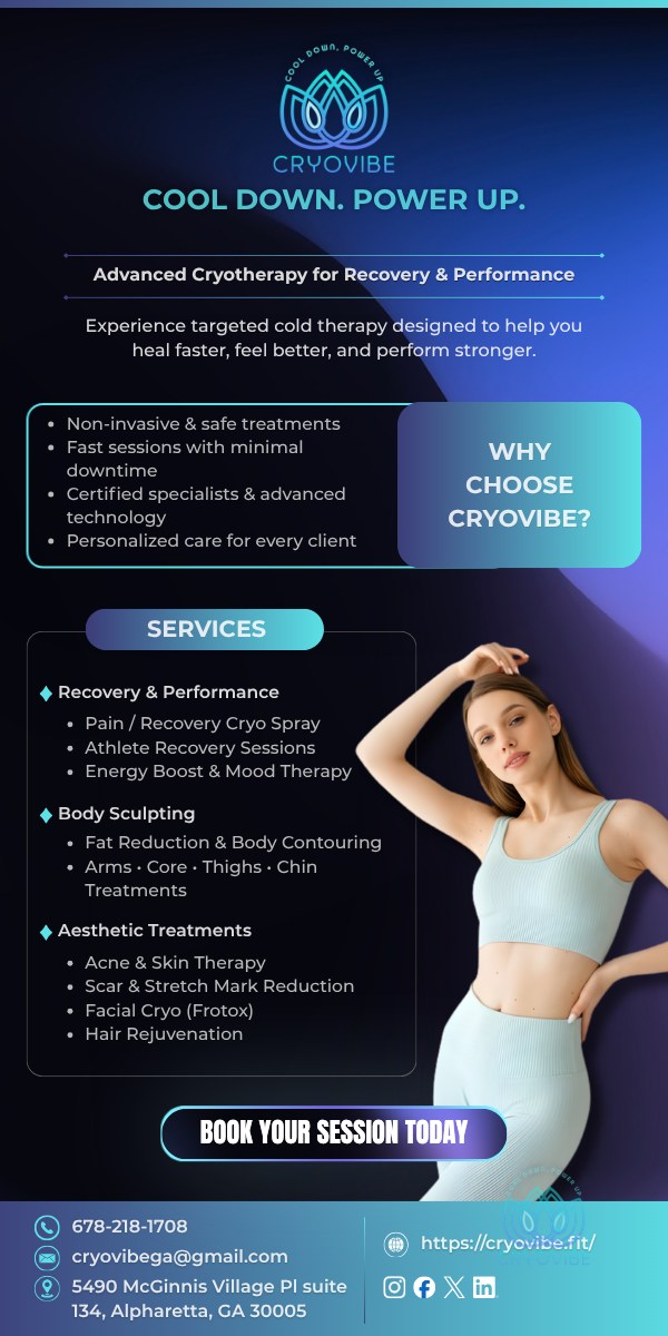 CryoVibe Wellness Facebook ad: Easter unlocked. Refresh.