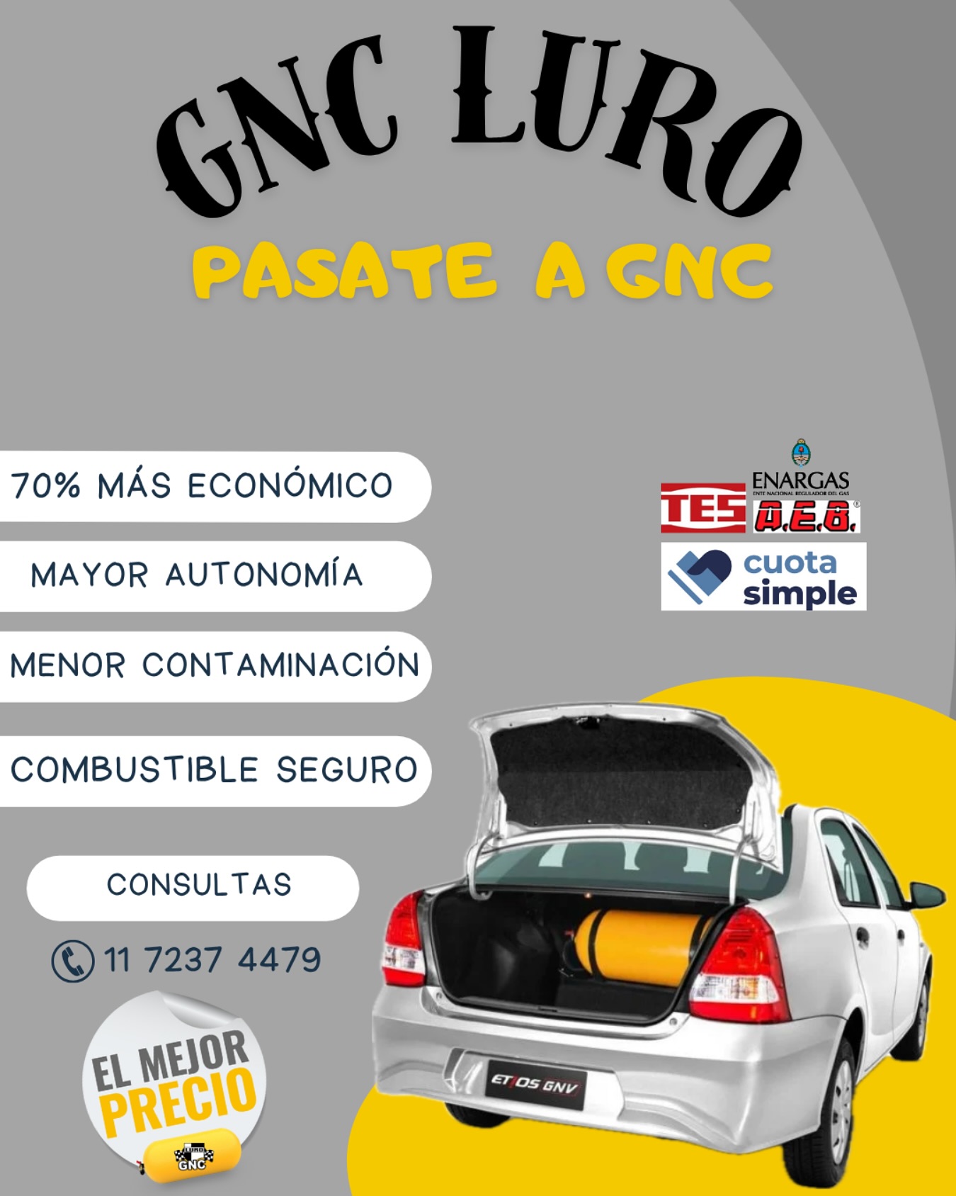 Carburación, Encendido y GNC Luro Facebook ad: ¡𝑷𝑨𝑺𝑨𝑻𝑬 𝑨 𝑮𝑵𝑪!
