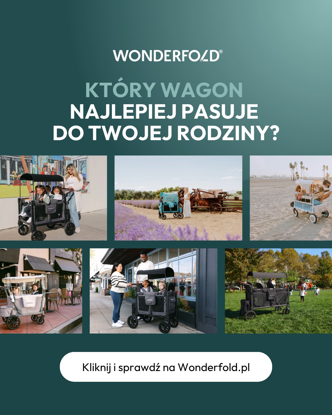 Wonderfold Polska Facebook ad: Codzienność każdej rodziny wygląda inaczej.