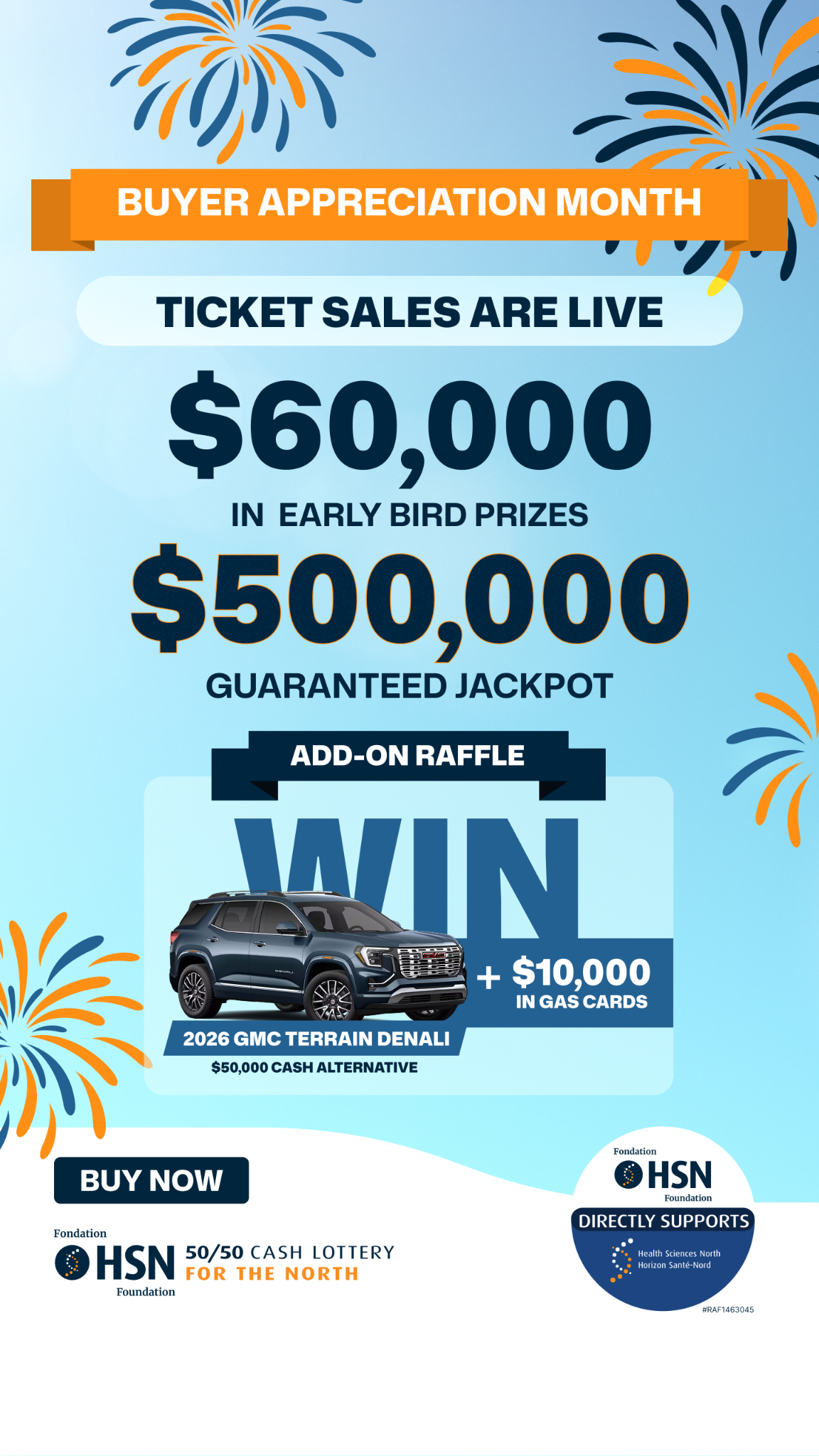 HSN 50/50 Facebook ad
