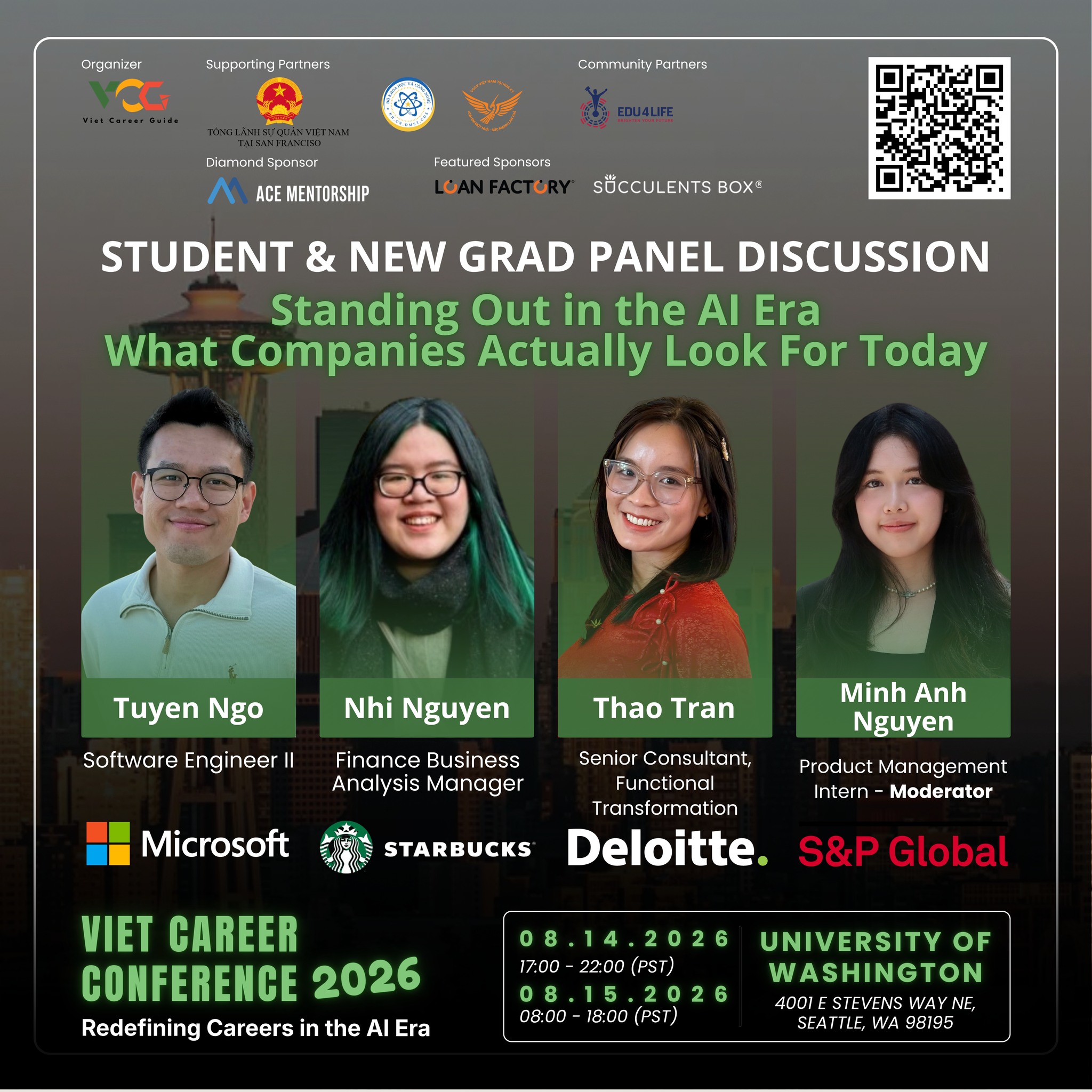 Viet Career Guide Facebook ad: Select tickets, 2026 Viet Career Conference, University Of…