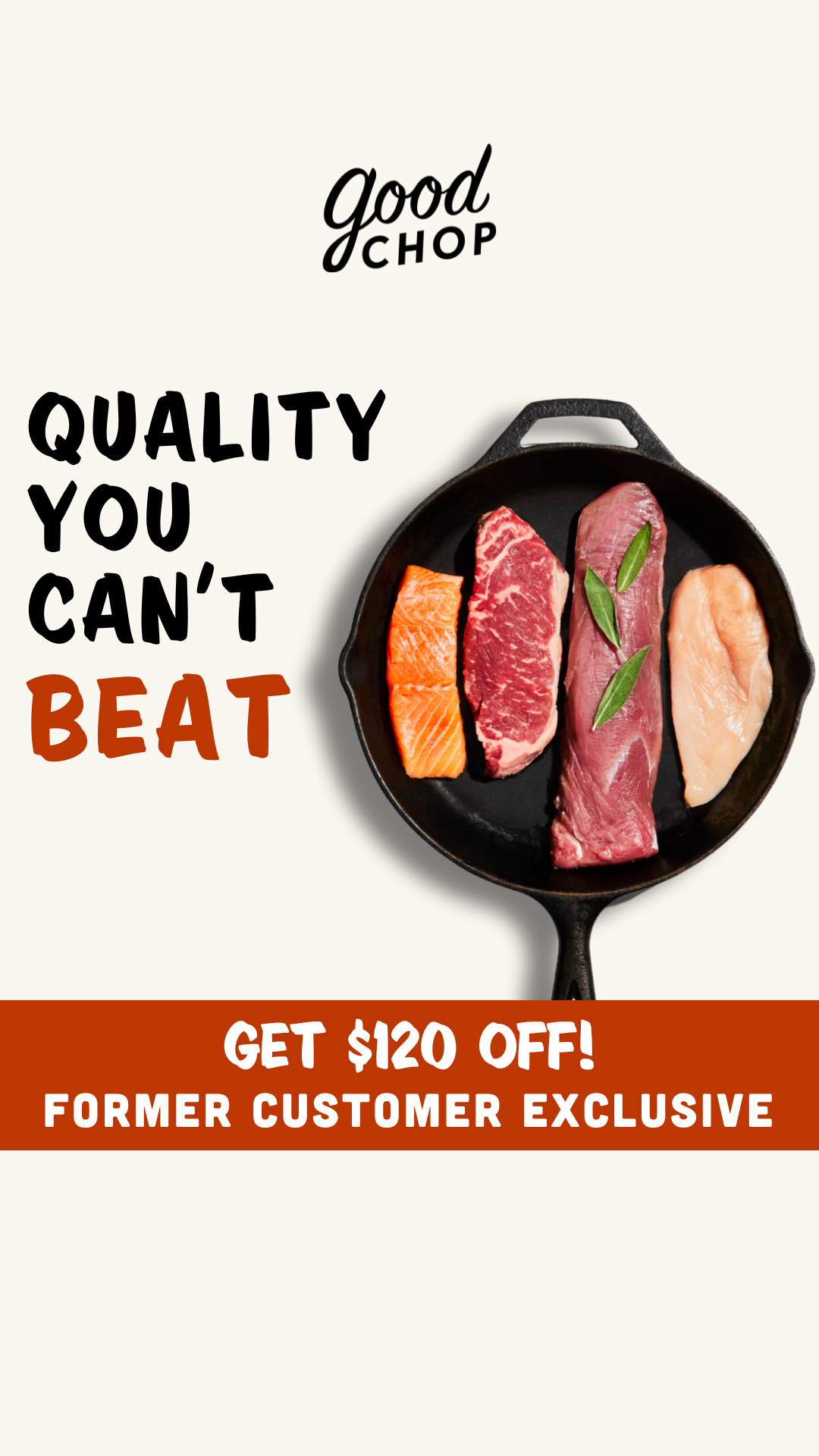 GoodChop Facebook ad