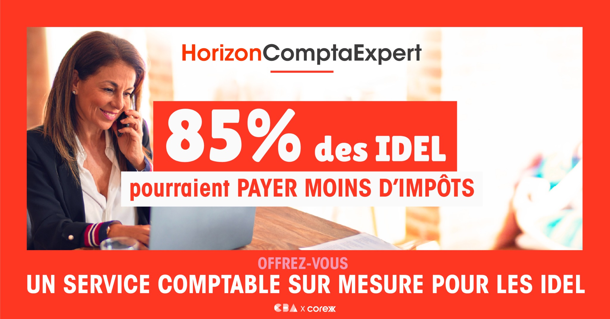 La Ruche des infirmières libérales Facebook ad: Découvrir HorizonComptaExpert