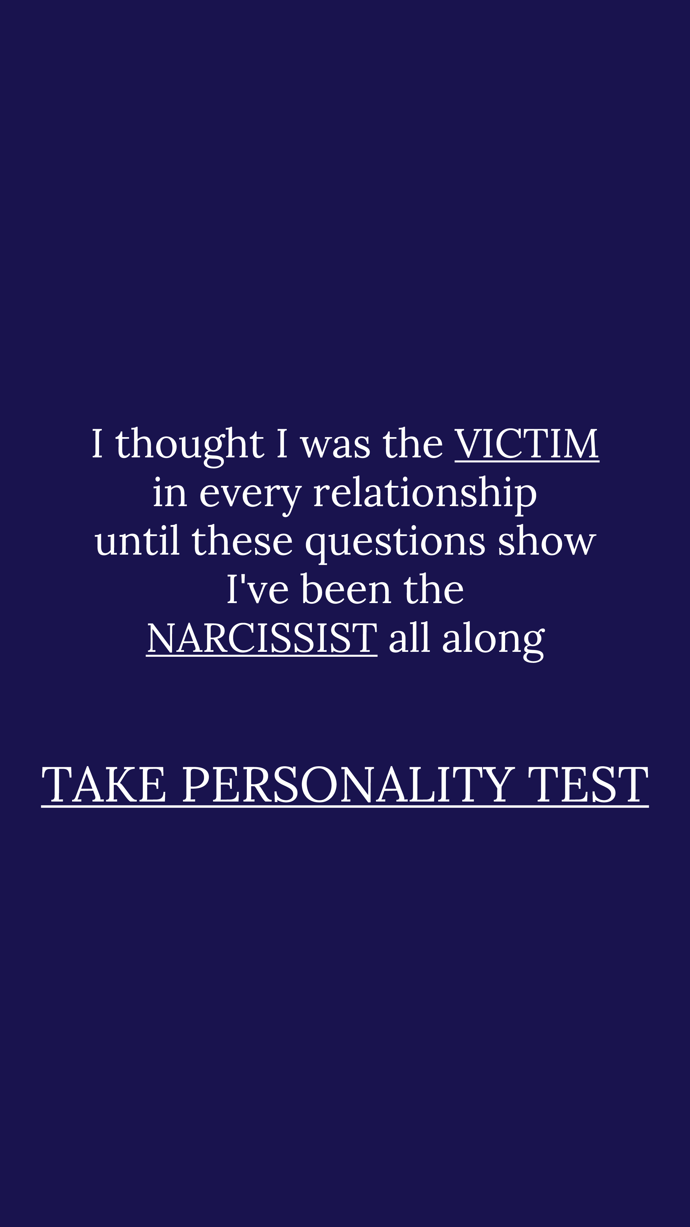 Personality Type Facebook ad