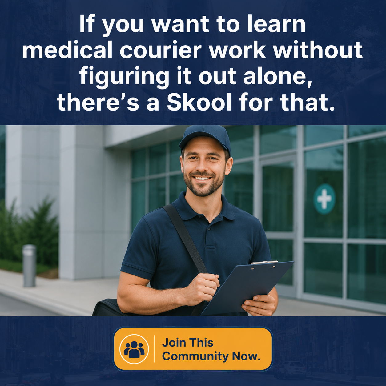 Skool Facebook ad